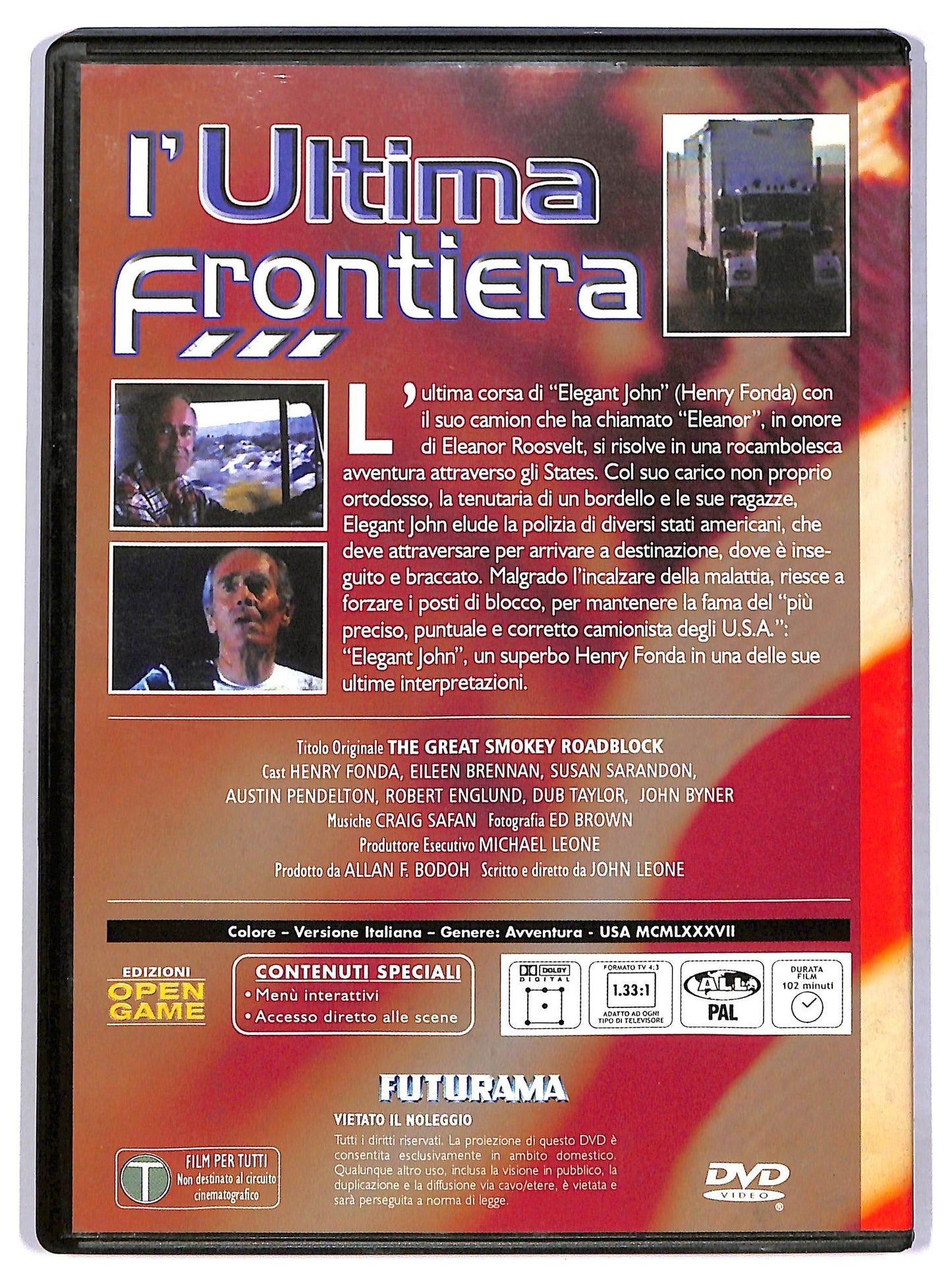 EBOND L'ultima Frontiera - The Great Smokey Roadblock DVD D781237