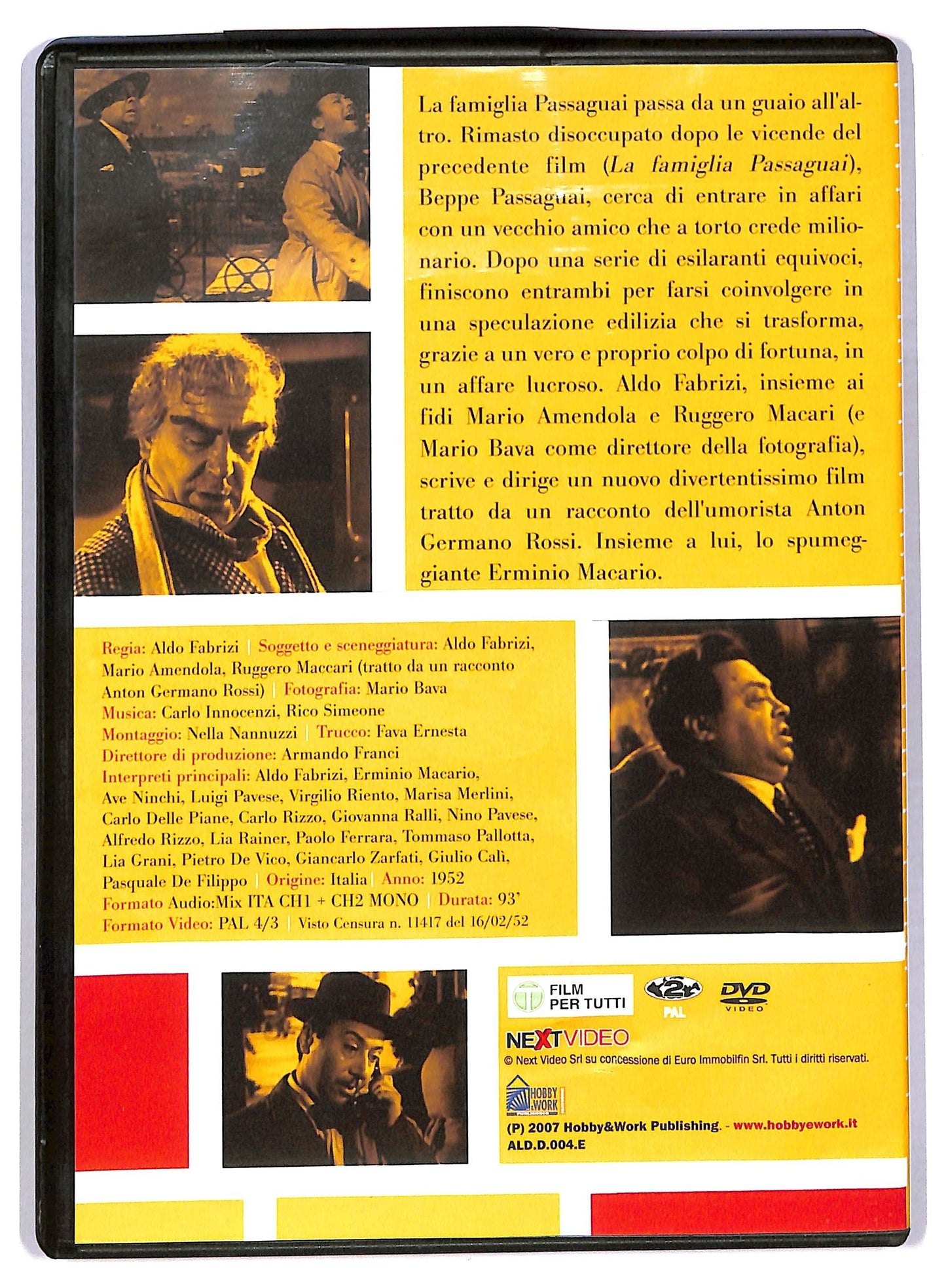 EBOND La famiglia Passaguai fa fortuna EDITORIALE DVD D781239