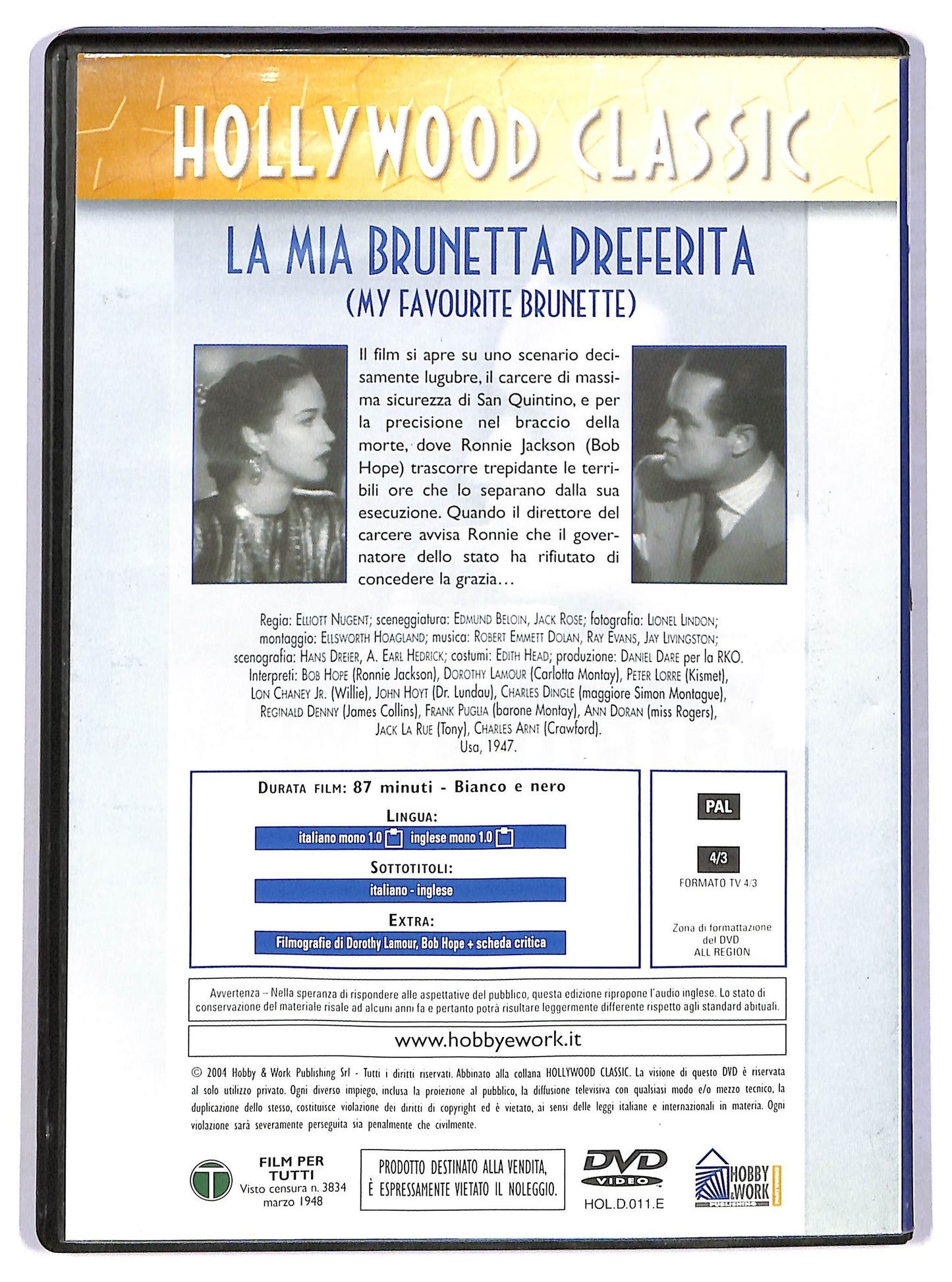EBOND La Mia Brunetta Preferita DVD Editoriale D781242