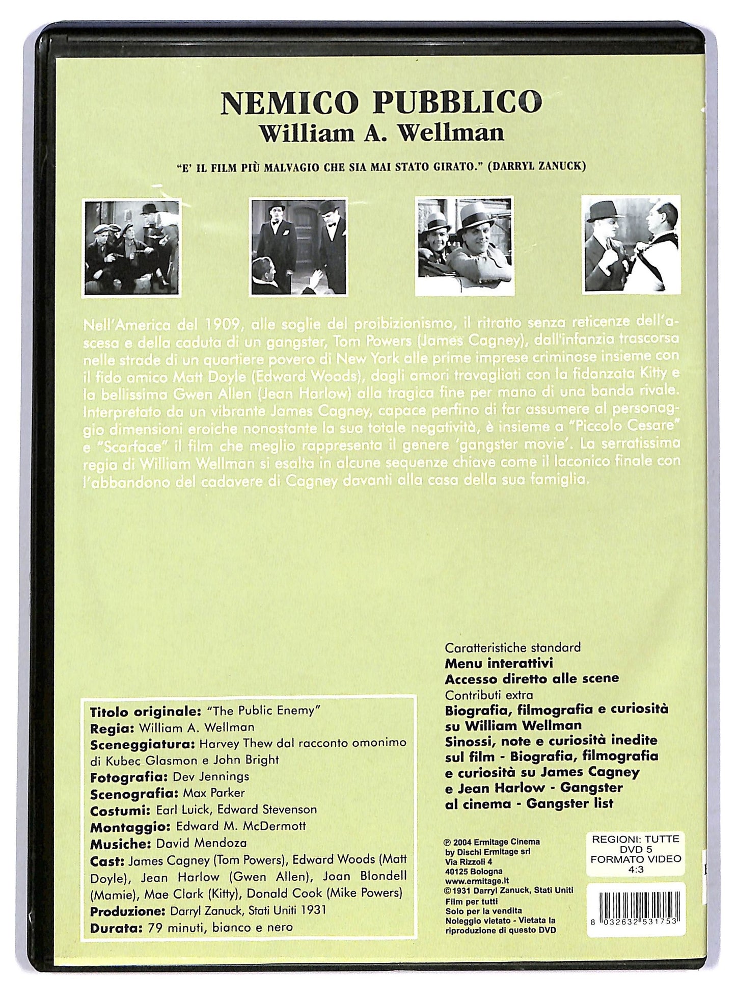 EBOND Nemico Pubblico (1931) DVD D781261