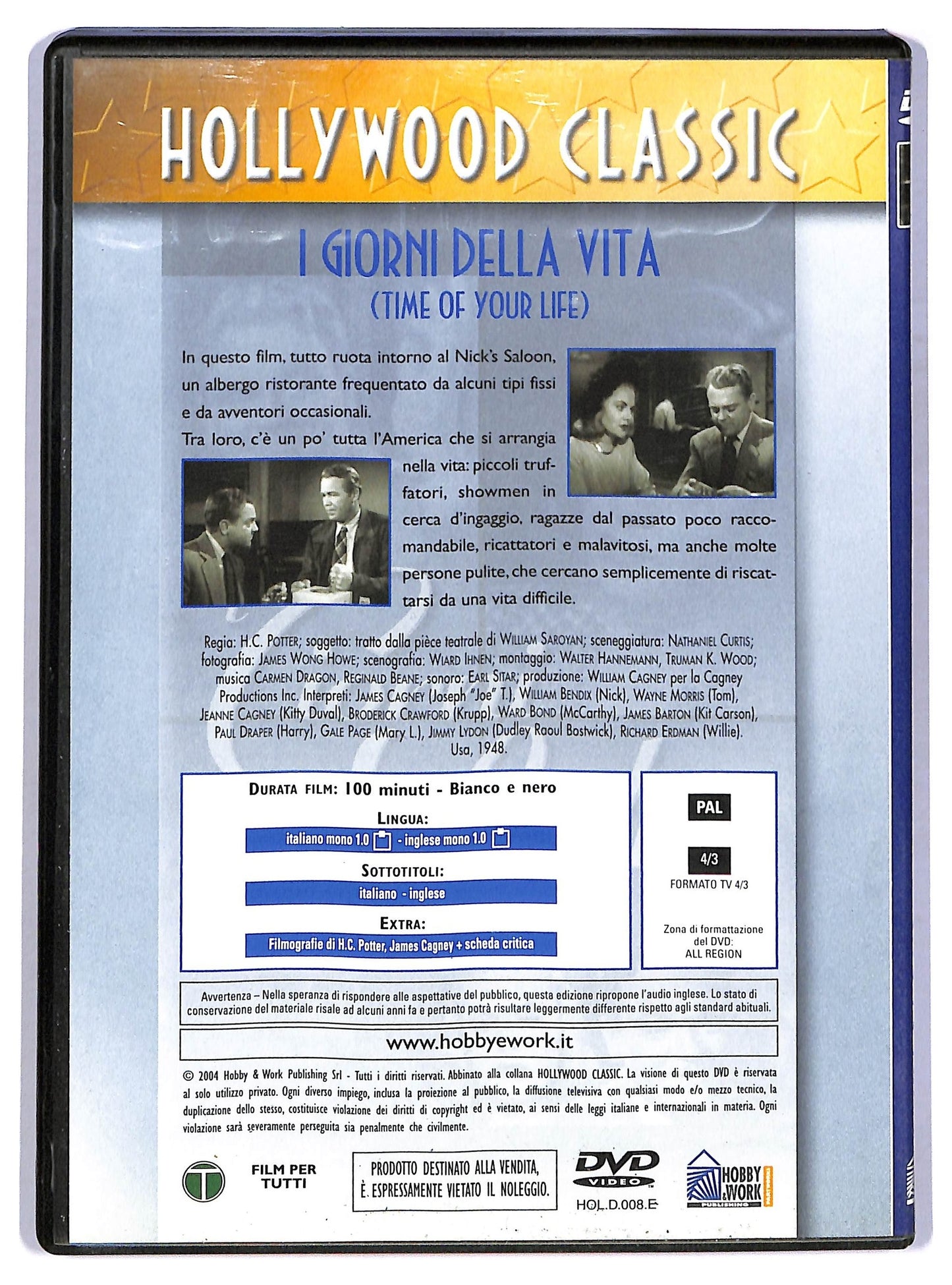 EBOND I giorni della vita EDITORIALE DVD D781301