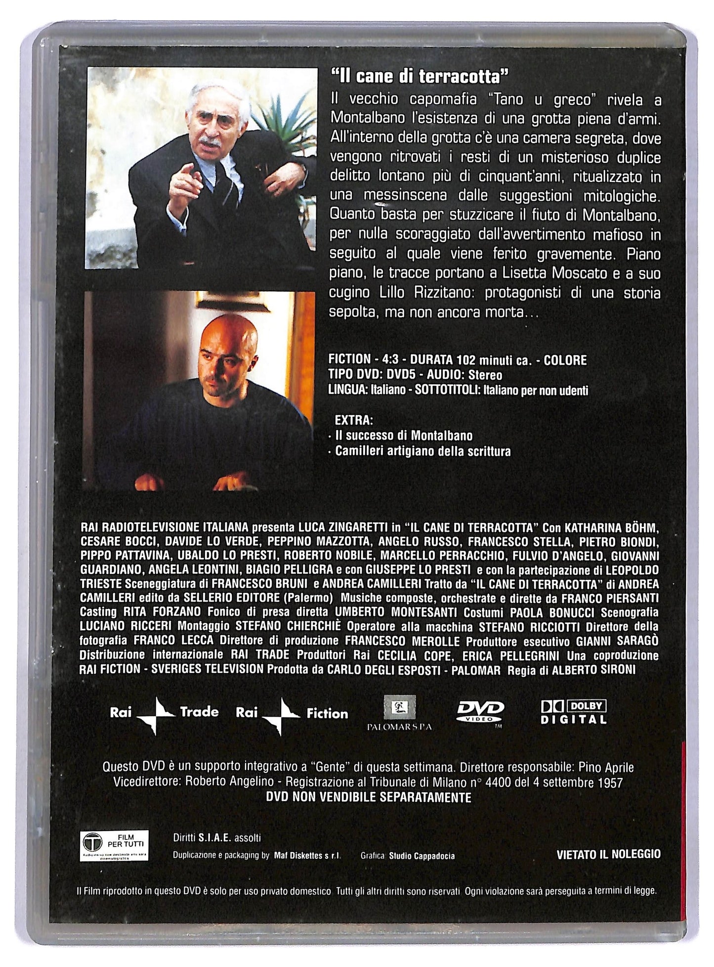 EBOND Commissario Montalbano Il cane di terracotta vol.8 EDITORIALE DVD D781311