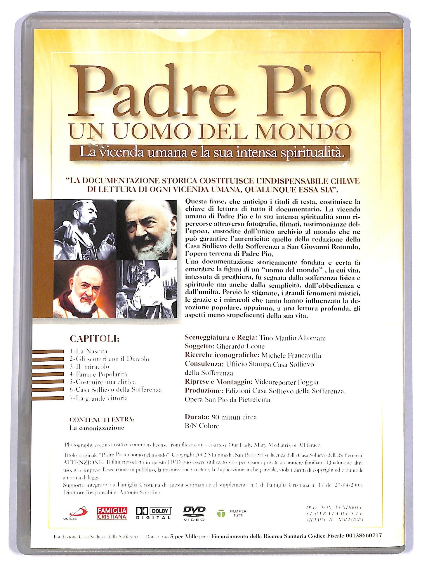 EBOND padre pio un uomo del mondo EDITORIALE DVD D781312