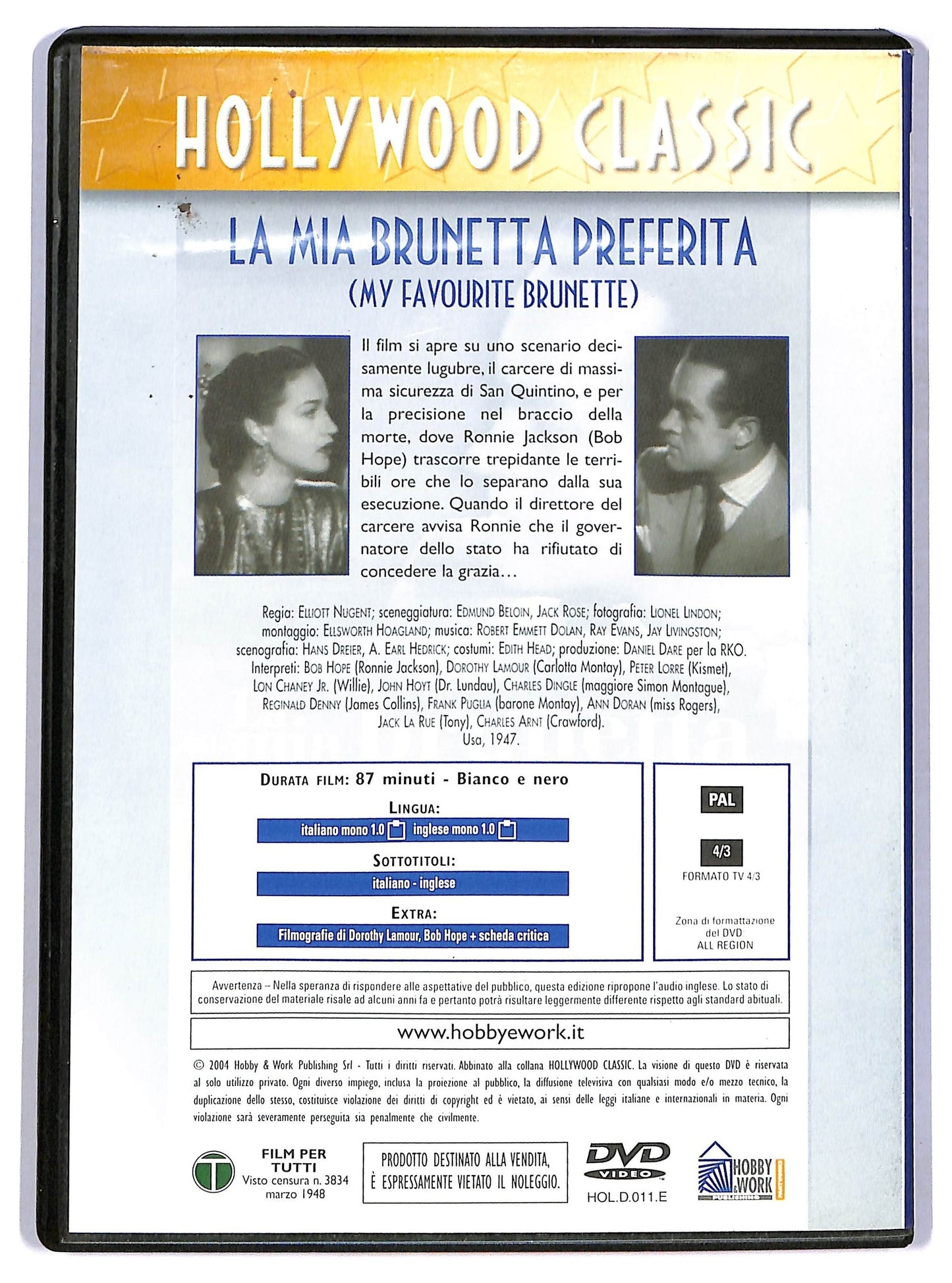 EBOND La Mia Brunetta Preferita DVD Editoriale D781328