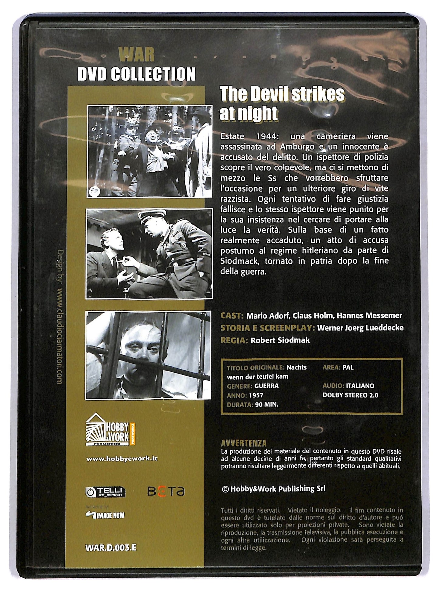 EBOND War DVD Collection - The Devil strikes at night EDITORIALE DVD D781346