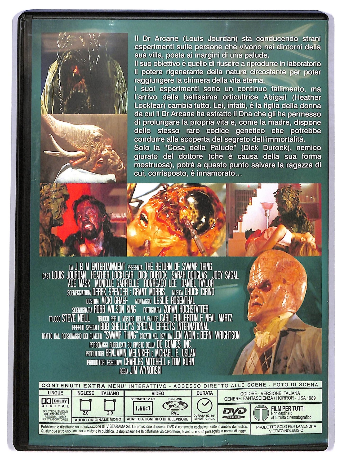 EBOND Il ritorno del mostro della palude EDITORIALE DVD D781357