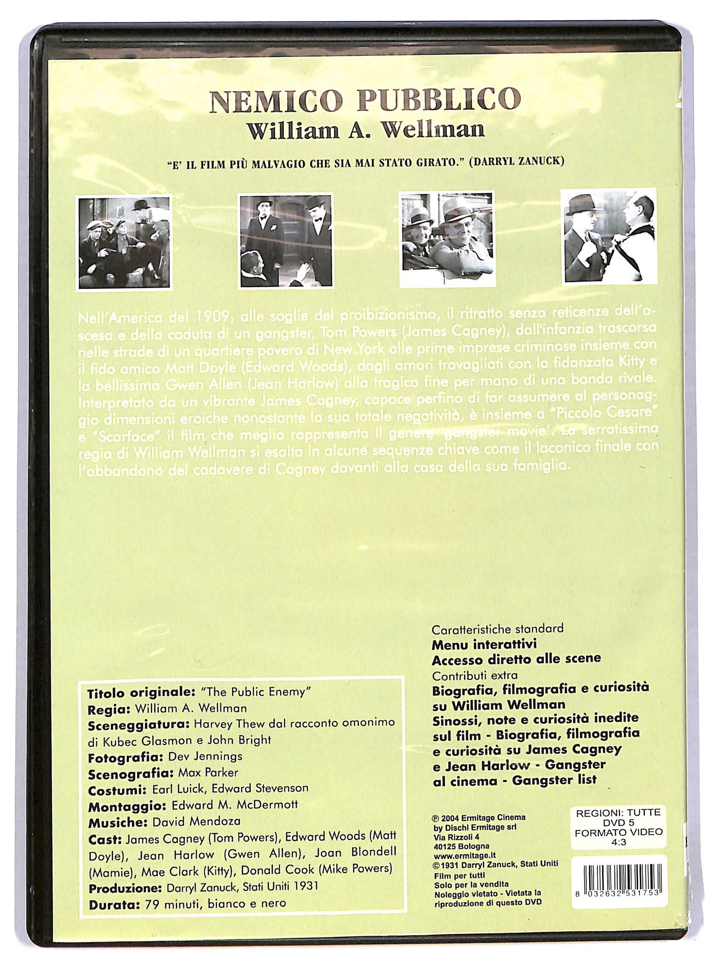 EBOND Nemico Pubblico (1931) DVD D781406