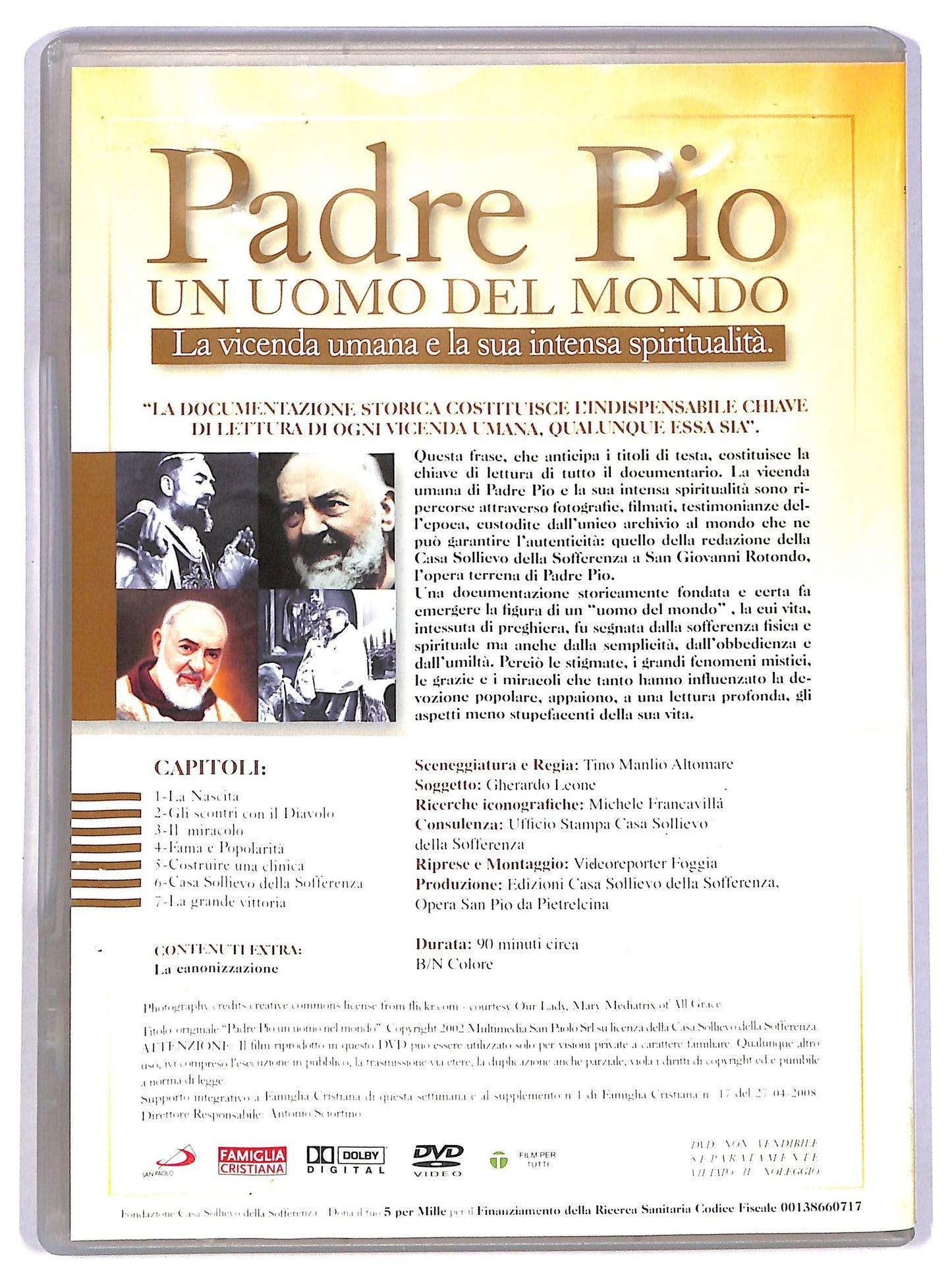 EBOND padre pio un uomo del mondo EDITORIALE DVD D781414