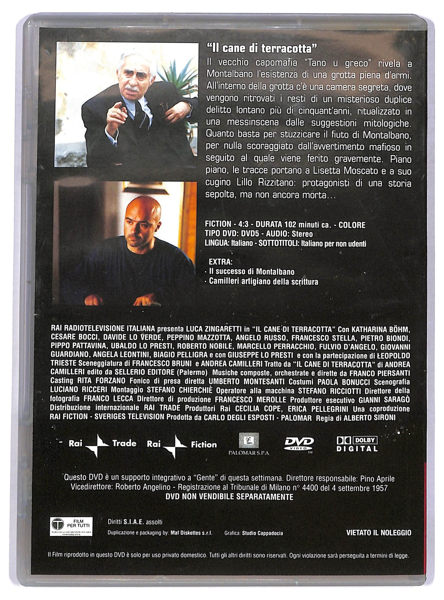 EBOND Commissario Montalbano Il cane di terracotta vol.8 EDITORIALE DVD D781415