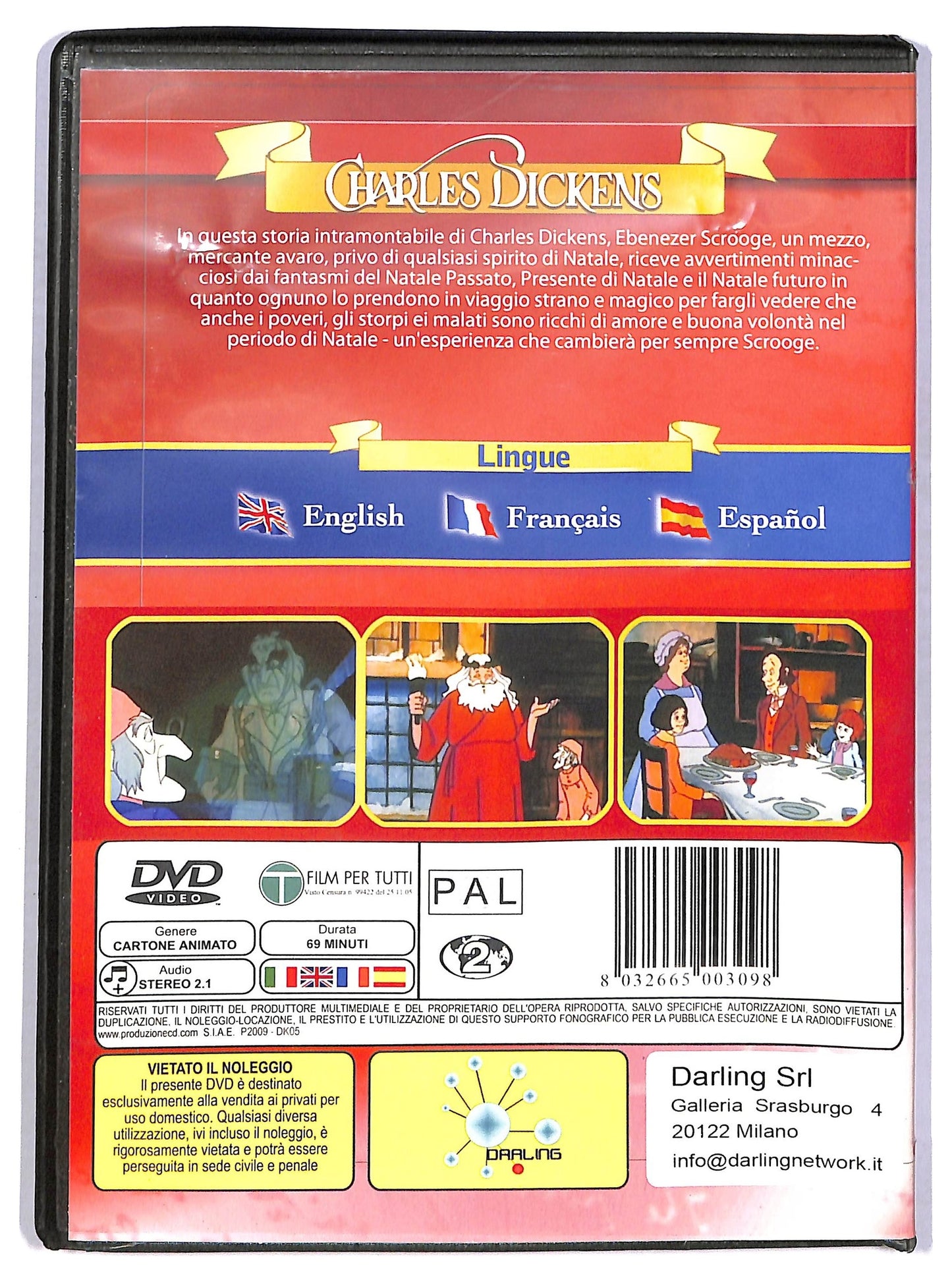 EBOND A Christmas Carol EDITORIALE DVD D781427