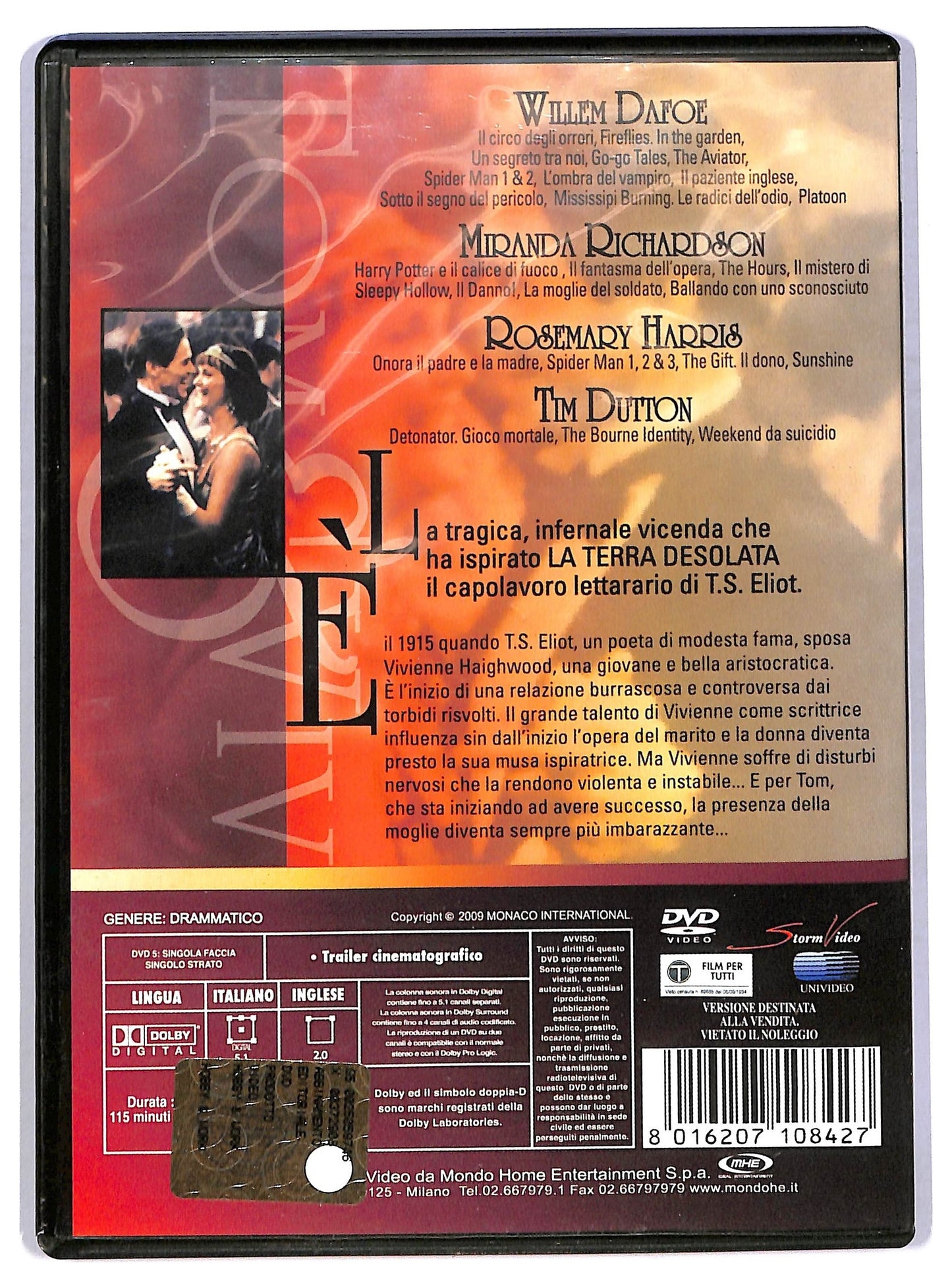 EBOND Tom & Viv - Nel bene, nel male, per sempre DVD D781433