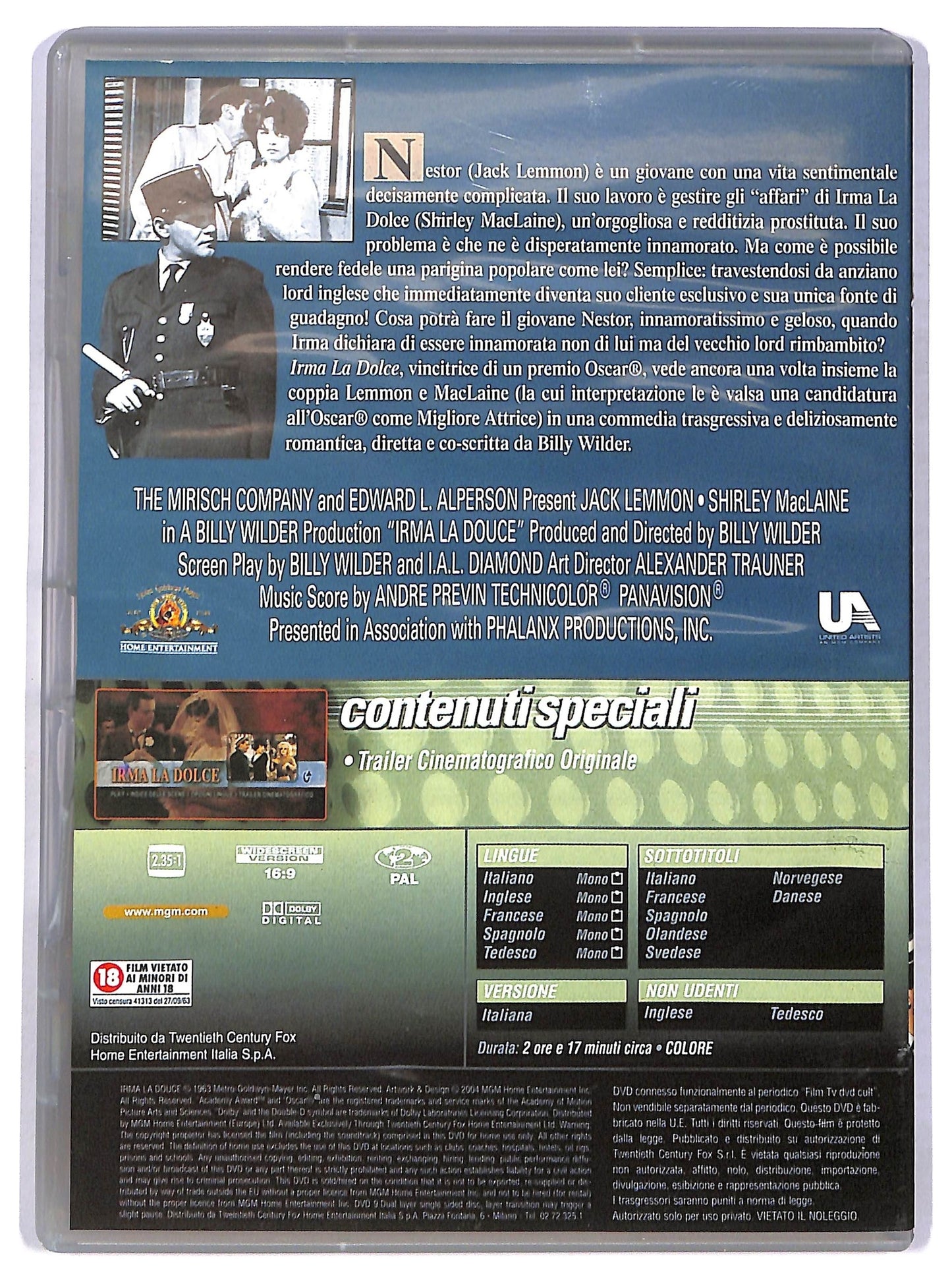 EBOND Irma la dolce EDITORIALE DVD D781448