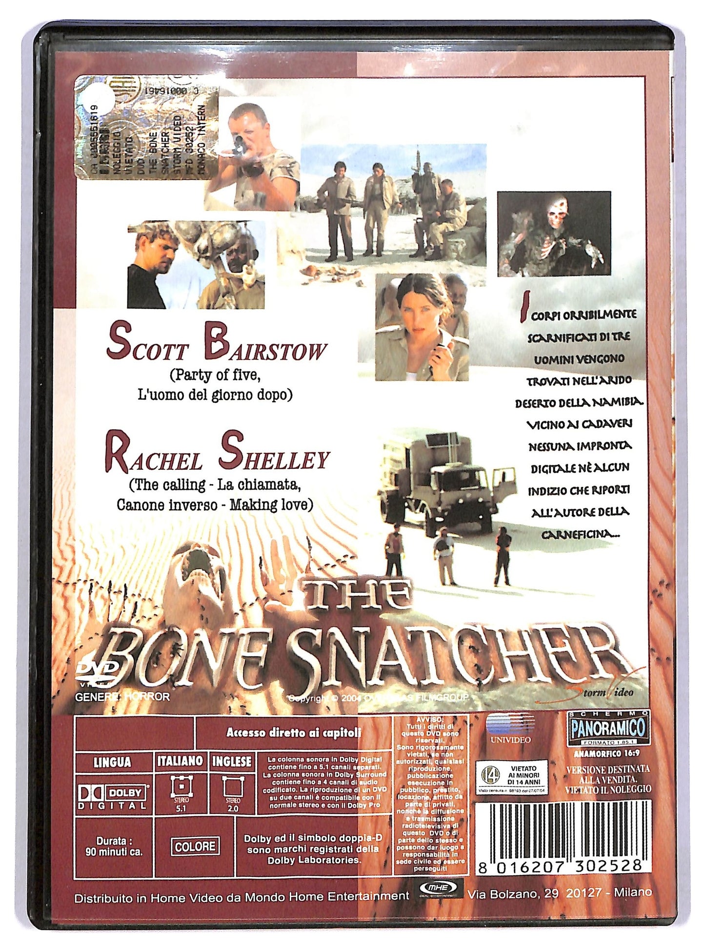 EBOND The bone snatcher Cacciatore di ossa DVD D781453
