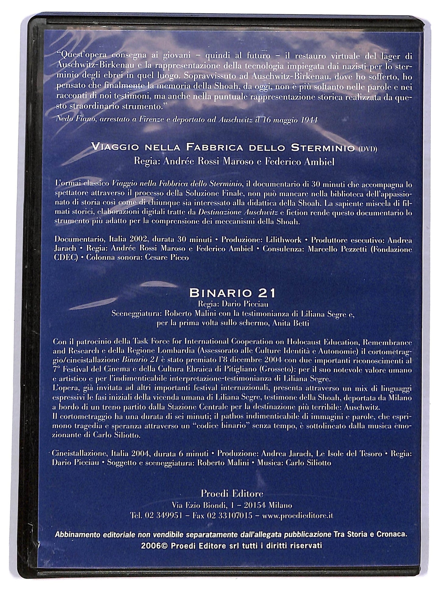 EBOND Viaggio nella Fabrica dello Sterminio EDITORIALE DVD D781458