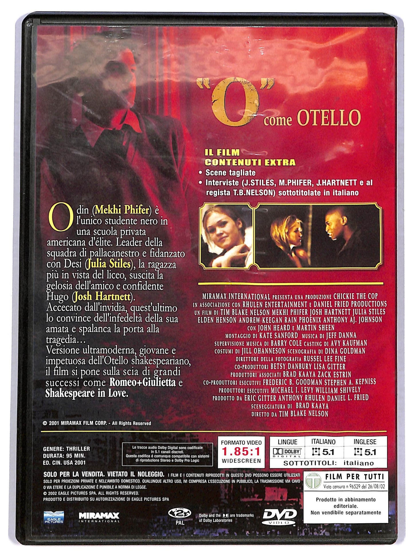 EBOND O come otello DVD EDITORIALE D781460