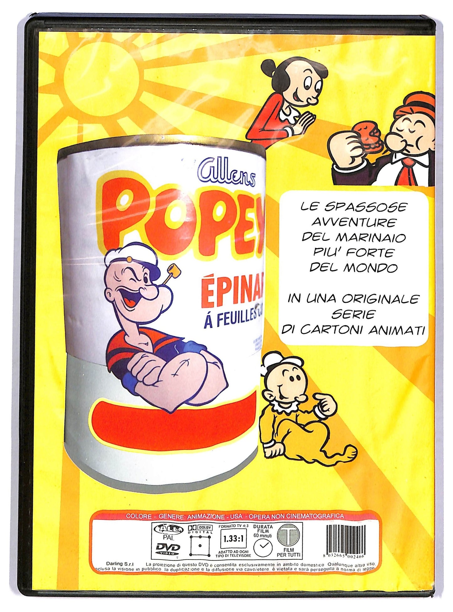 EBOND Braccio di ferro DVD D781506