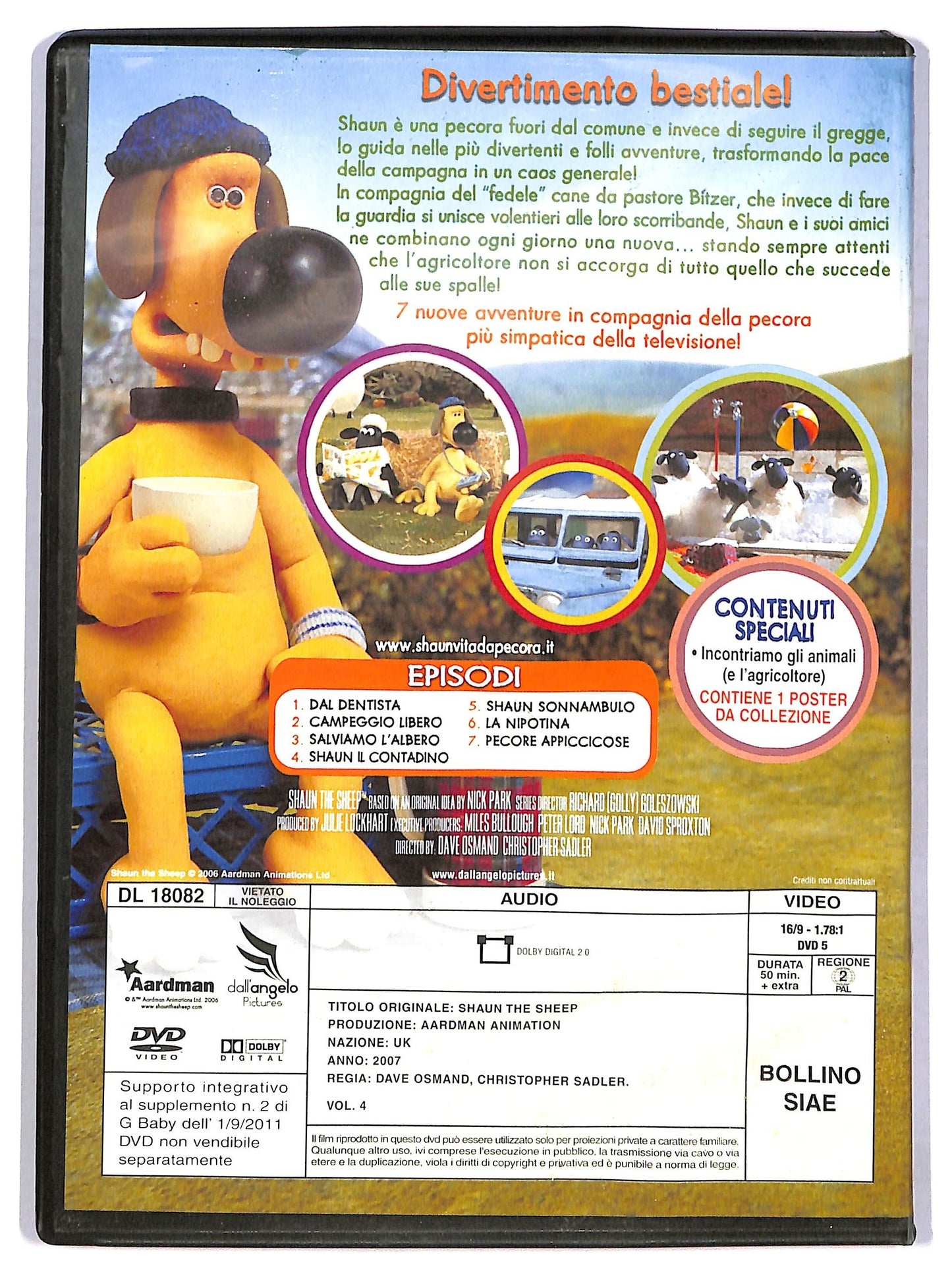 EBOND Shaun - Vita Da Pecora vol.4 Campeggio Libero EDITORIALE DVD D781527