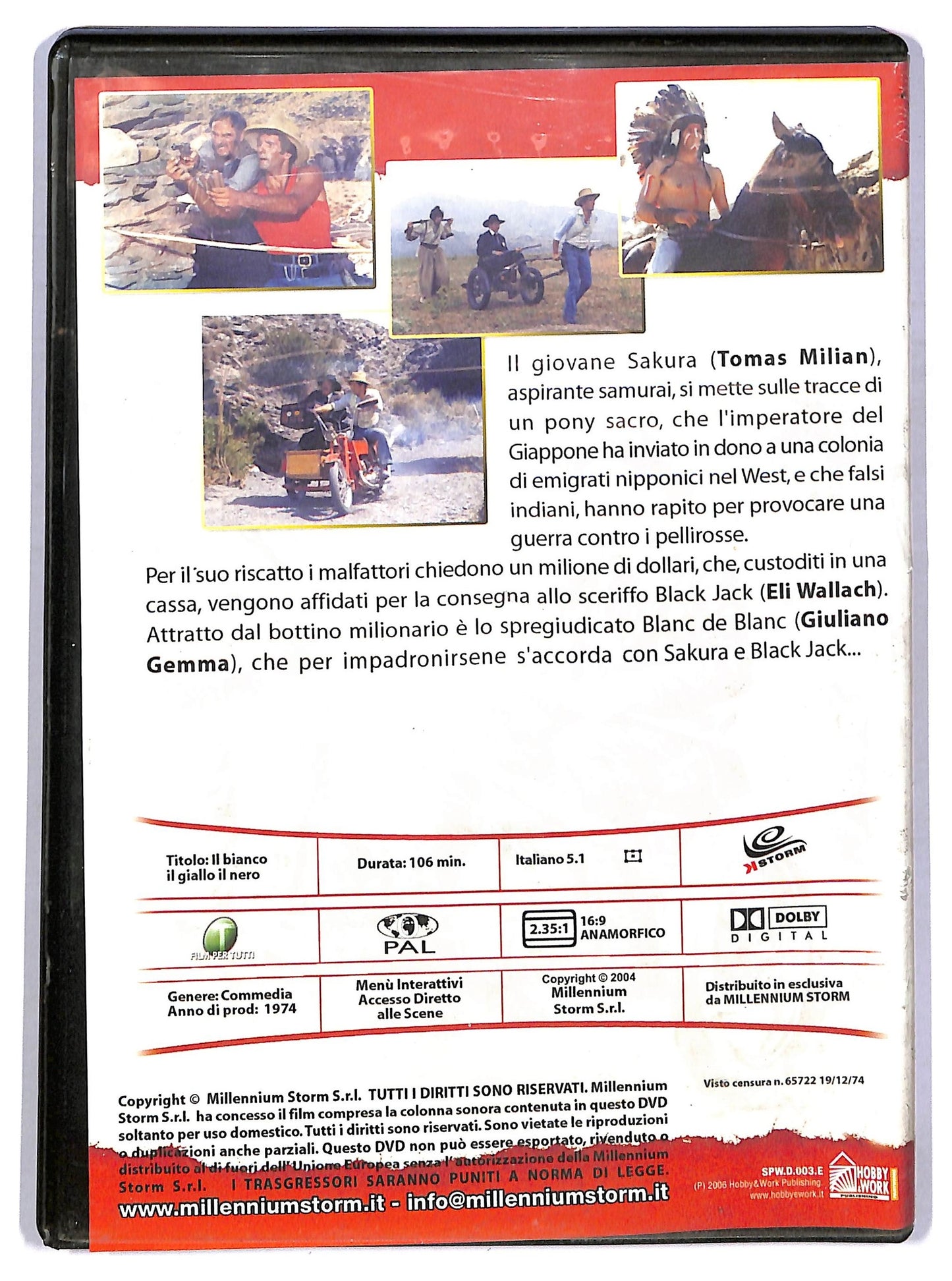 EBOND Il Bianco  il Giallo  il Nero EDITORIALE DVD D781563