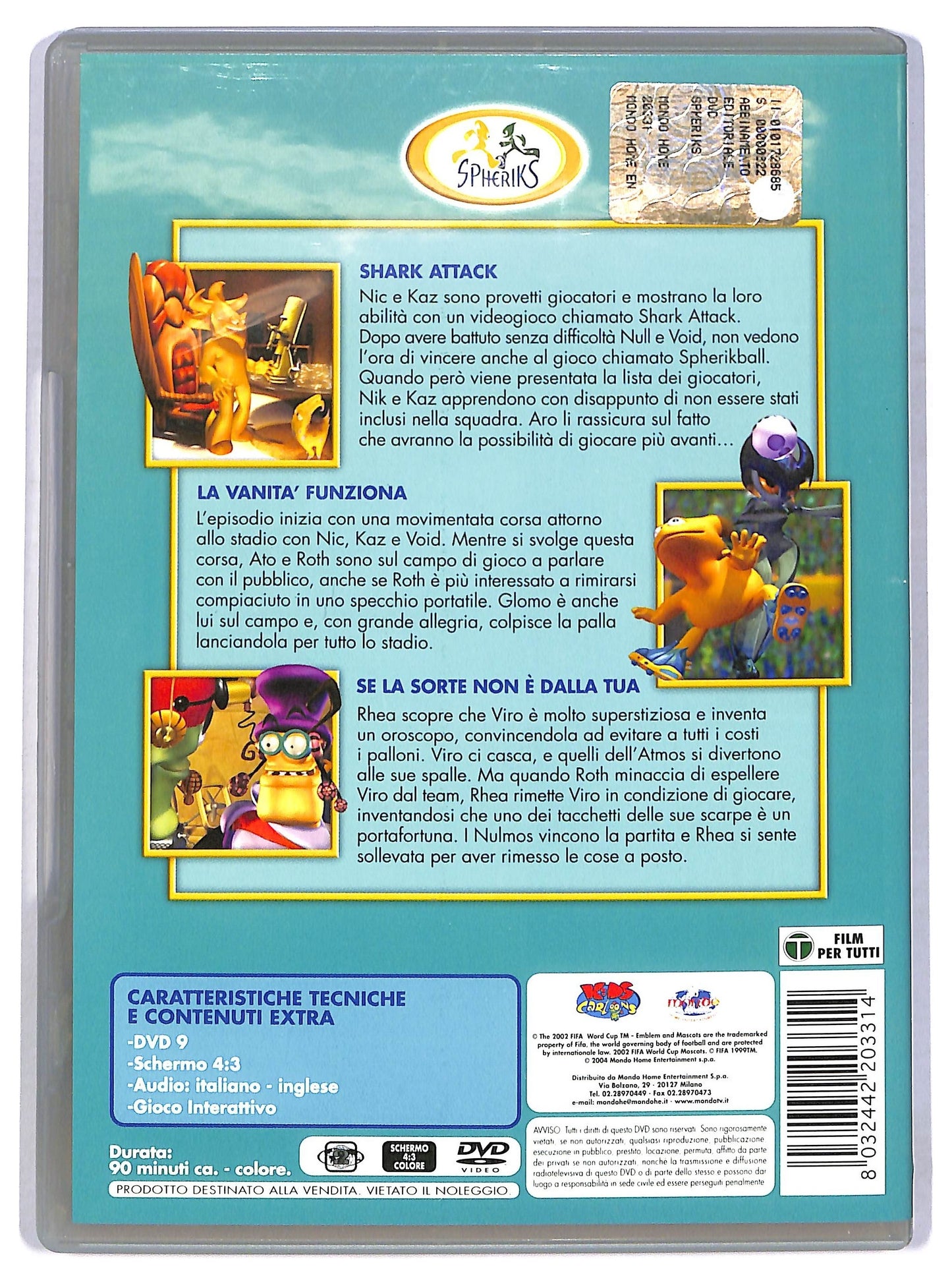 EBOND Spheriks - Kids Cartoons SENZA LIBRETTO DVD D781628
