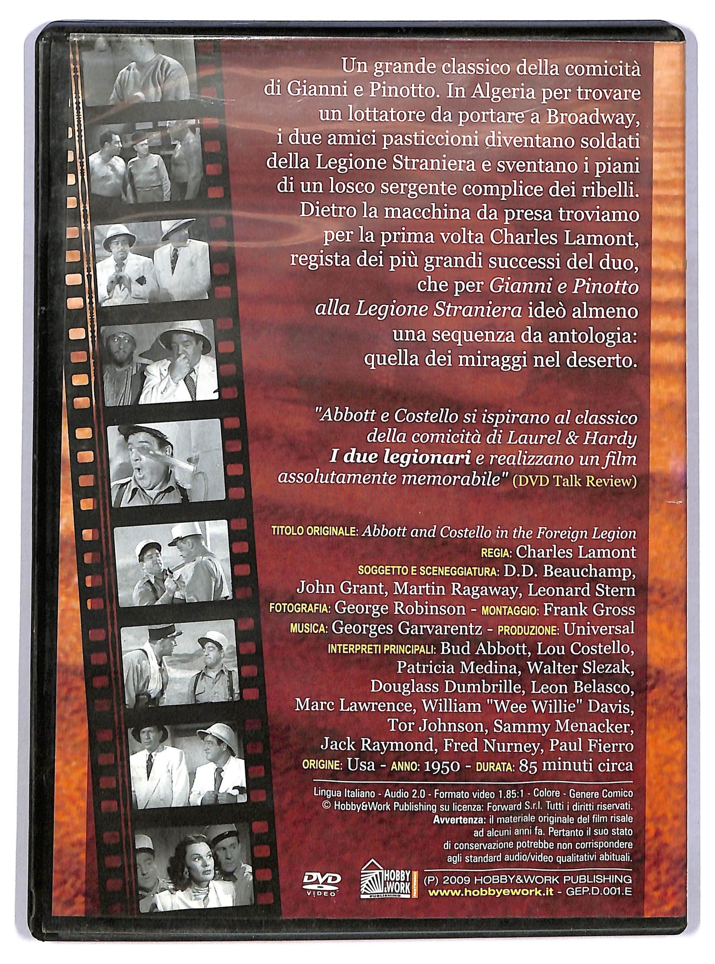 EBOND Gianni e Pinotto Alla Legione Straniera DVD Editoriale D781652