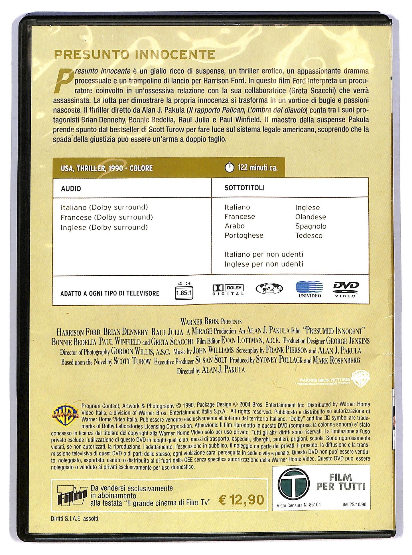 EBOND Presunto innocente EDITORIALE DVD D781717