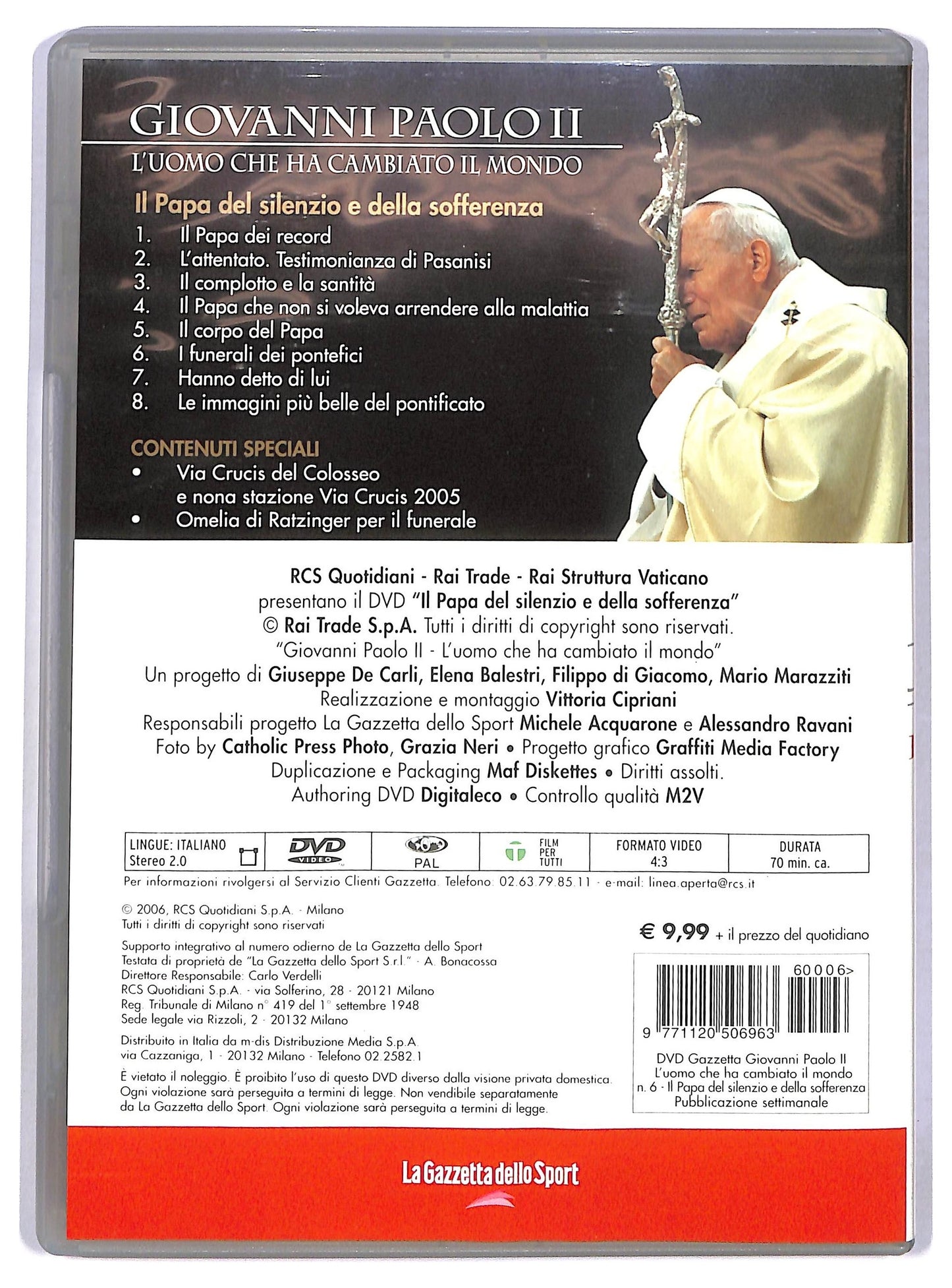 EBOND Giovanni paolo 2 -il papa del silenzio e della sofferenza EDITORIALE DVD D781720