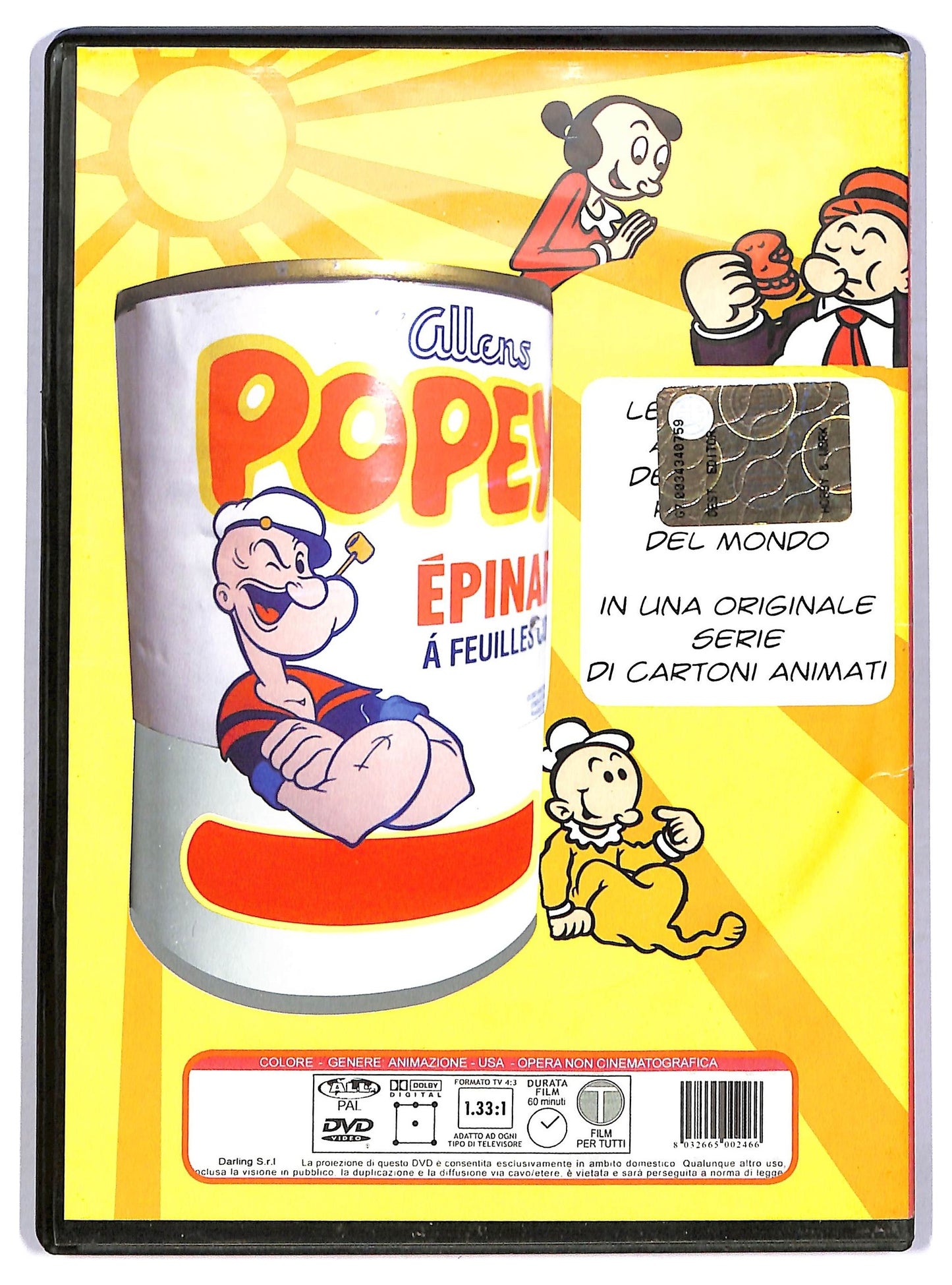 EBOND Braccio di ferro DVD D781722