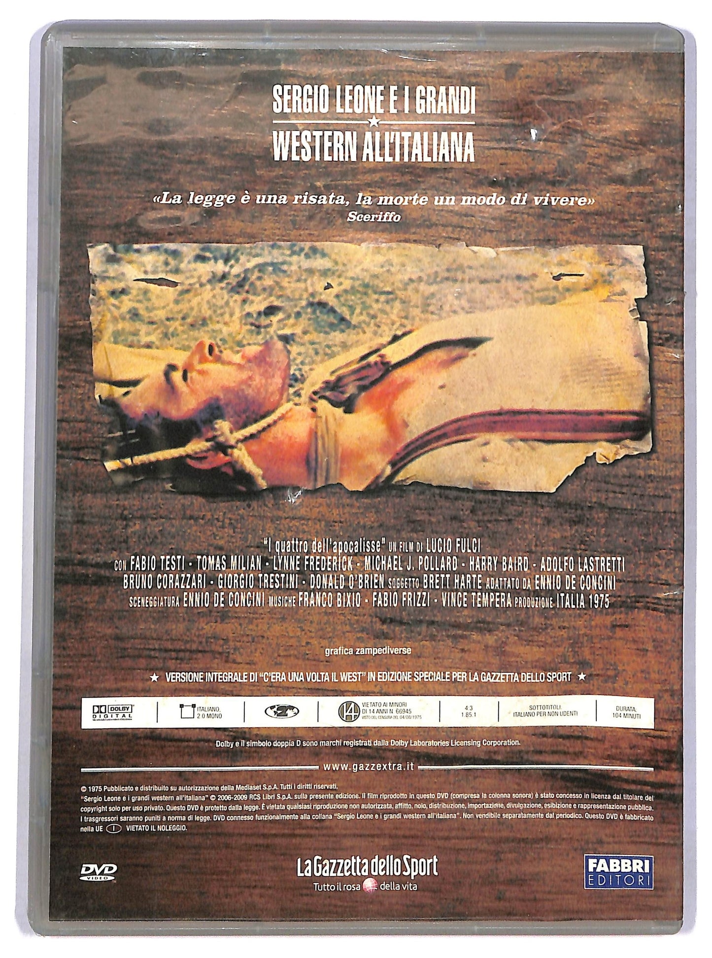 EBOND I quattro dell'apocalisse EDITORIALE DVD D781728