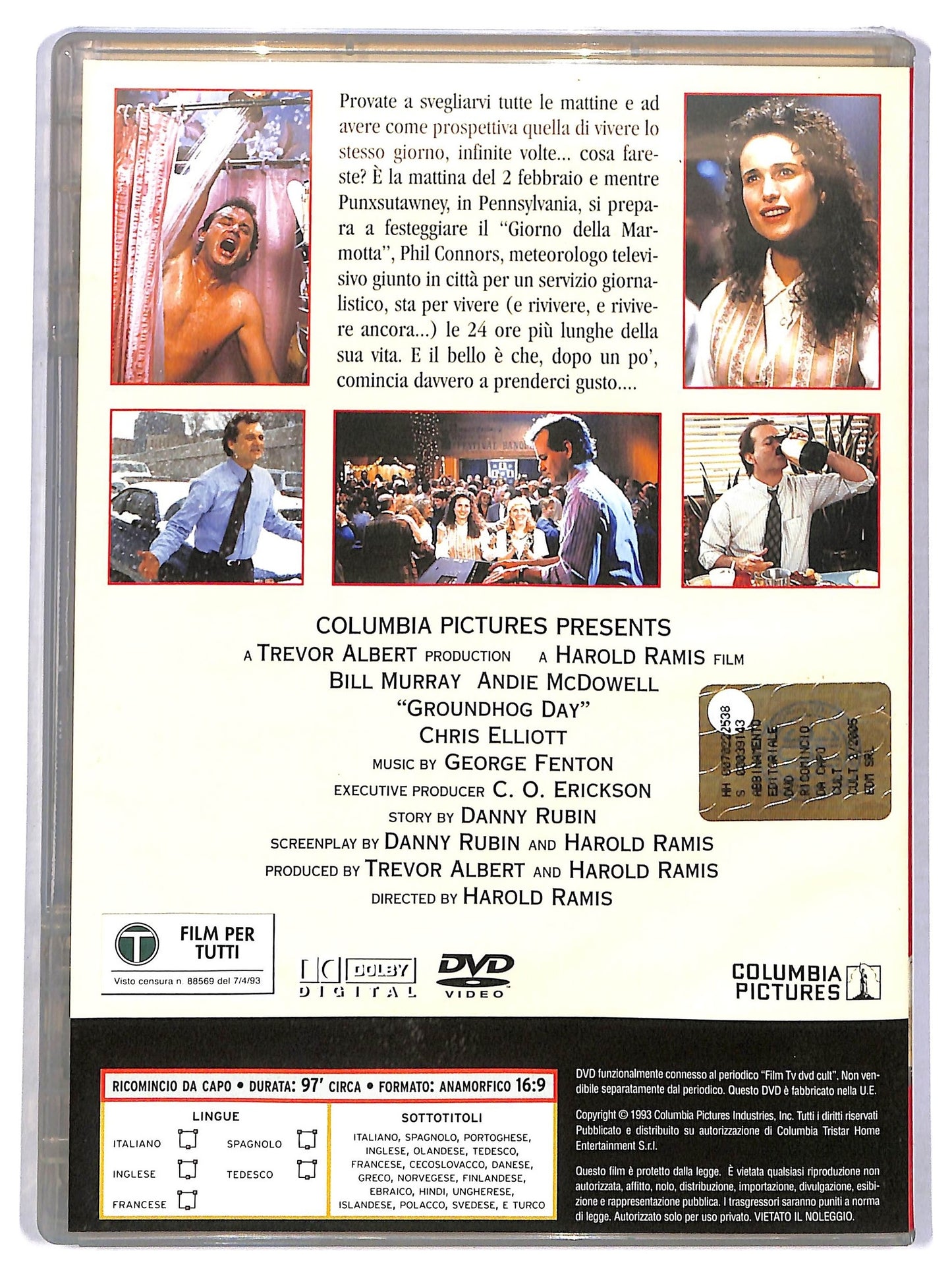EBOND DVD 02 CULTO - Ricomincio da capo EDITORIALE D781733