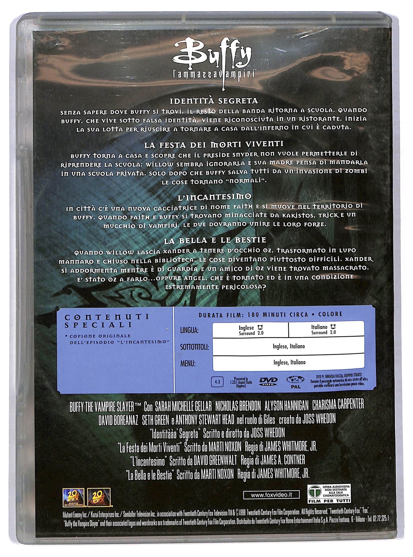 EBOND Buffy l'ammazzavampiri disco uno episodi 1 - 4 EDITORIALE DVD D781740