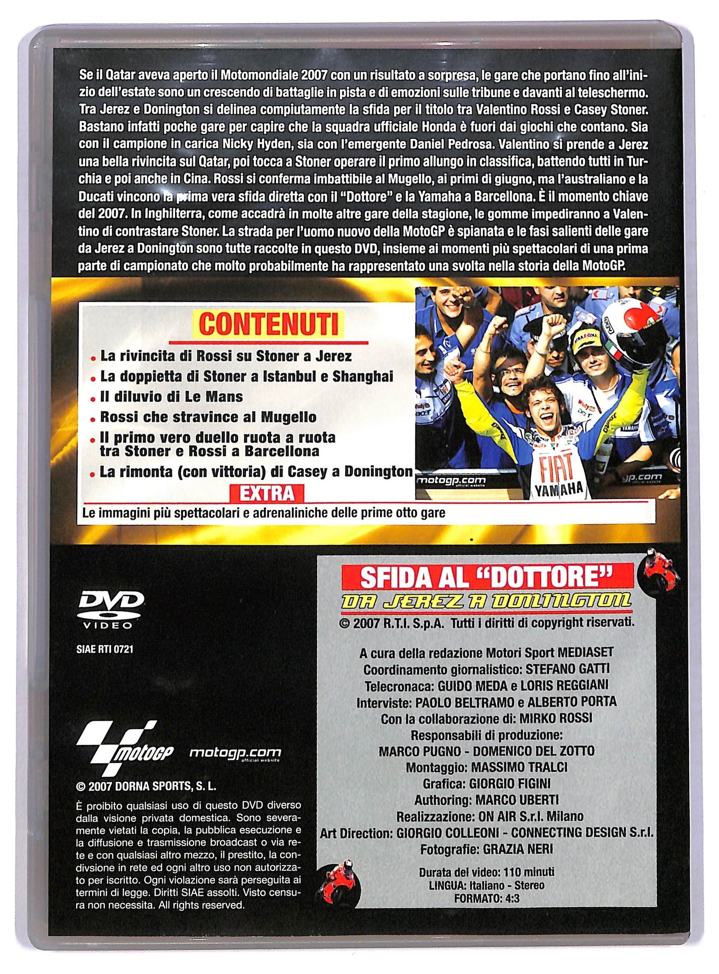 EBOND Moto Gp 2007 - Sfida Al Dottore DVD Editoriale D781749