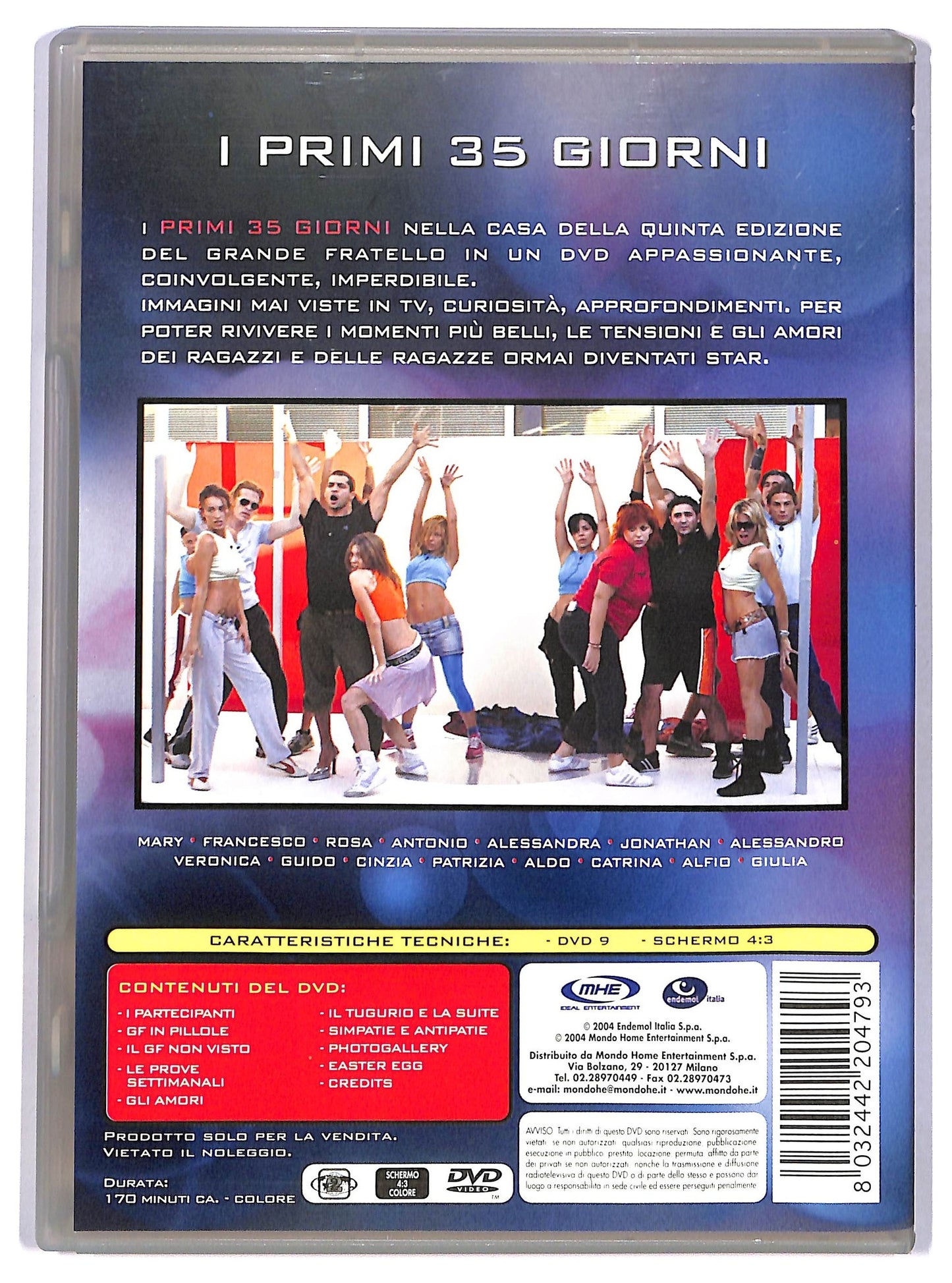 EBOND Il Grande Fratello - Quinta Edizione - Vol.1 DVD D781767