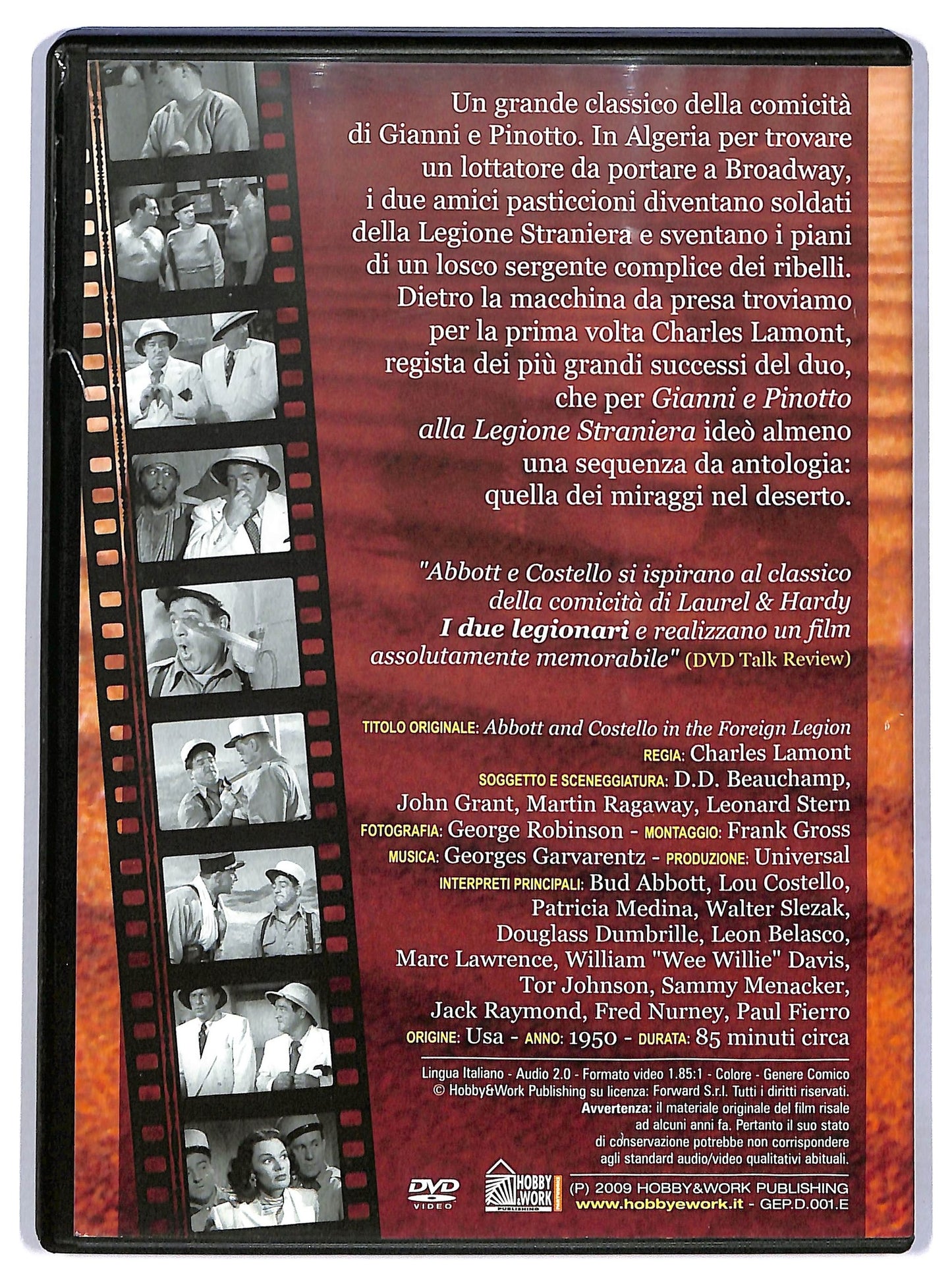 EBOND Gianni e Pinotto Alla Legione Straniera DVD Editoriale D781806