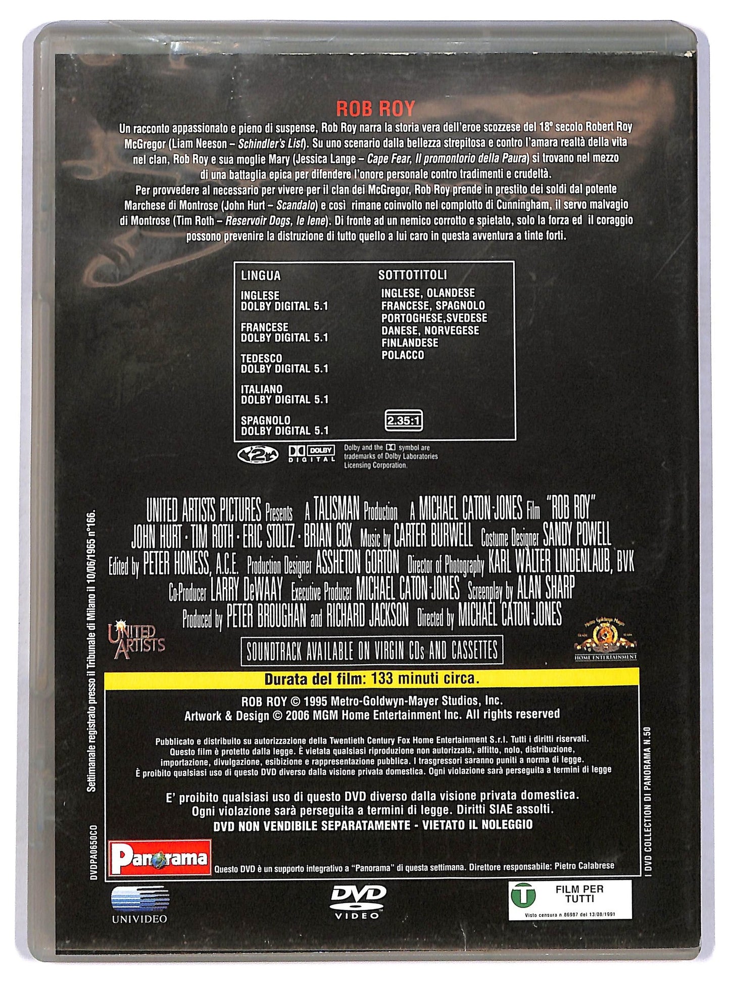 EBOND Rob Roy EDITORIALE DVD D782005