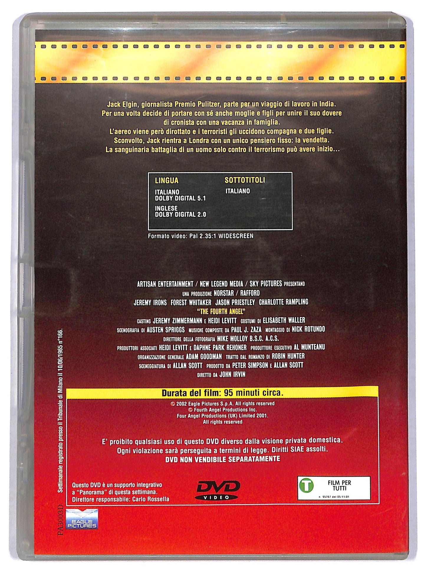 EBOND Il Quarto Angelo DVD Editoriale D782007