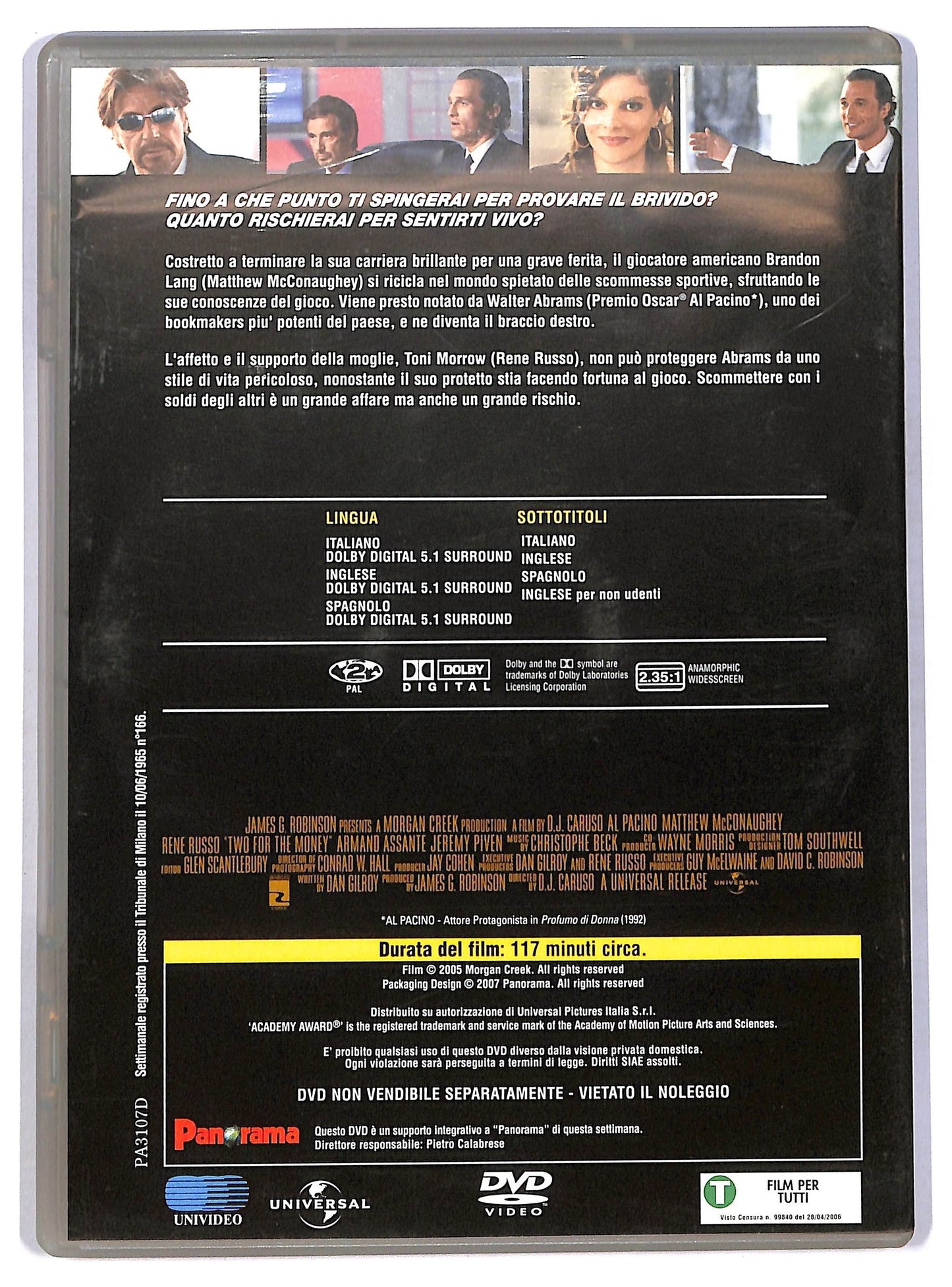 EBOND Rischio a due EDITORIALE DVD D782033