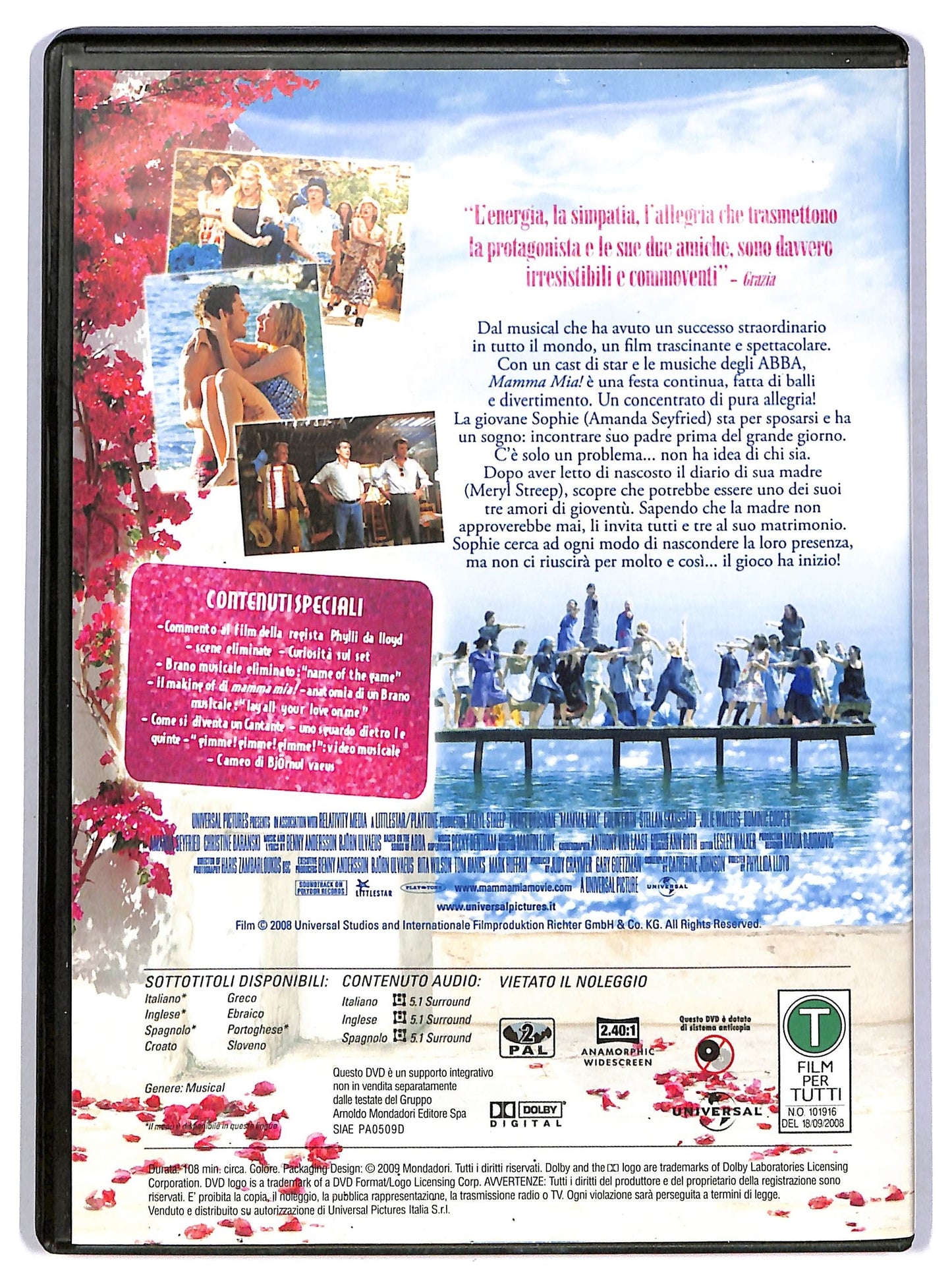 EBOND Mamma Mia! DVD EDITORIALE D782103