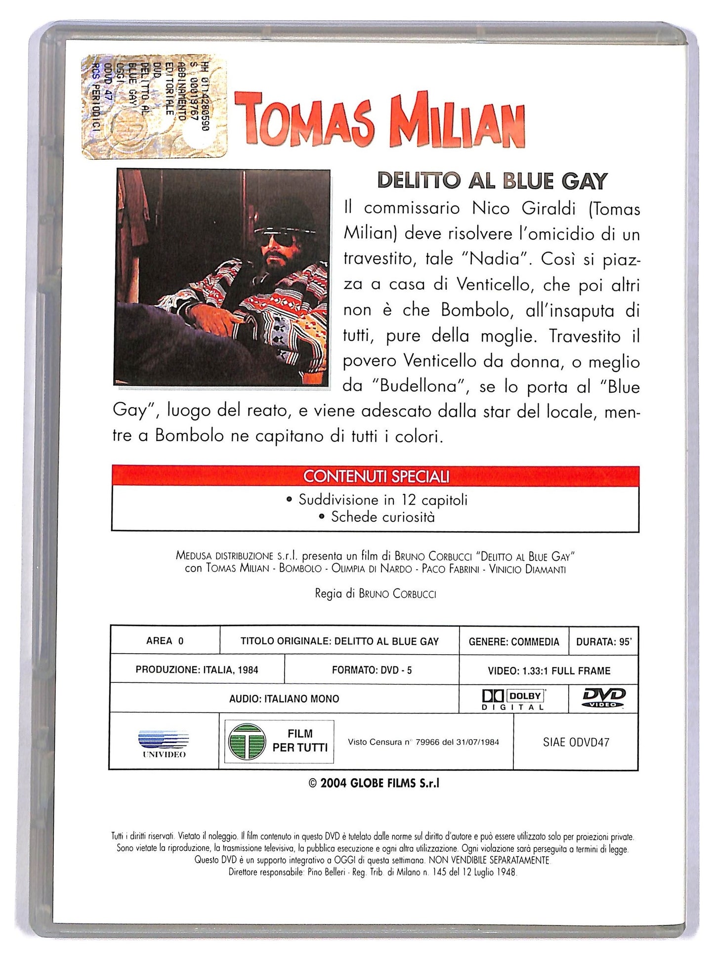 EBOND Delitto al Blue Gay EDITORIALE DVD D782114