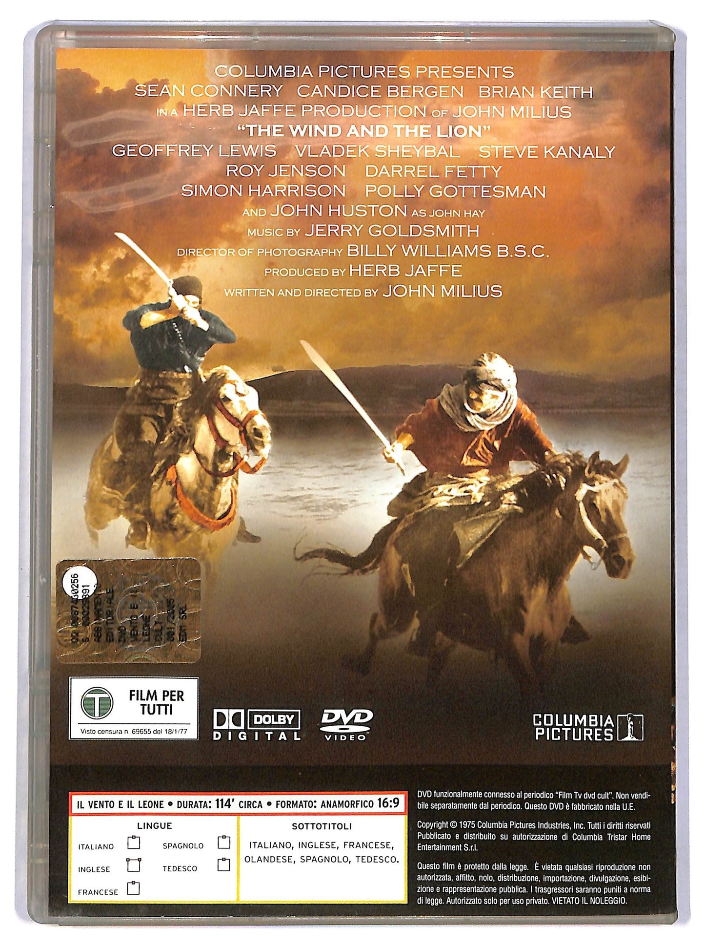 EBOND Ebondil Vento e Il Leone Editoriale DVD D782219