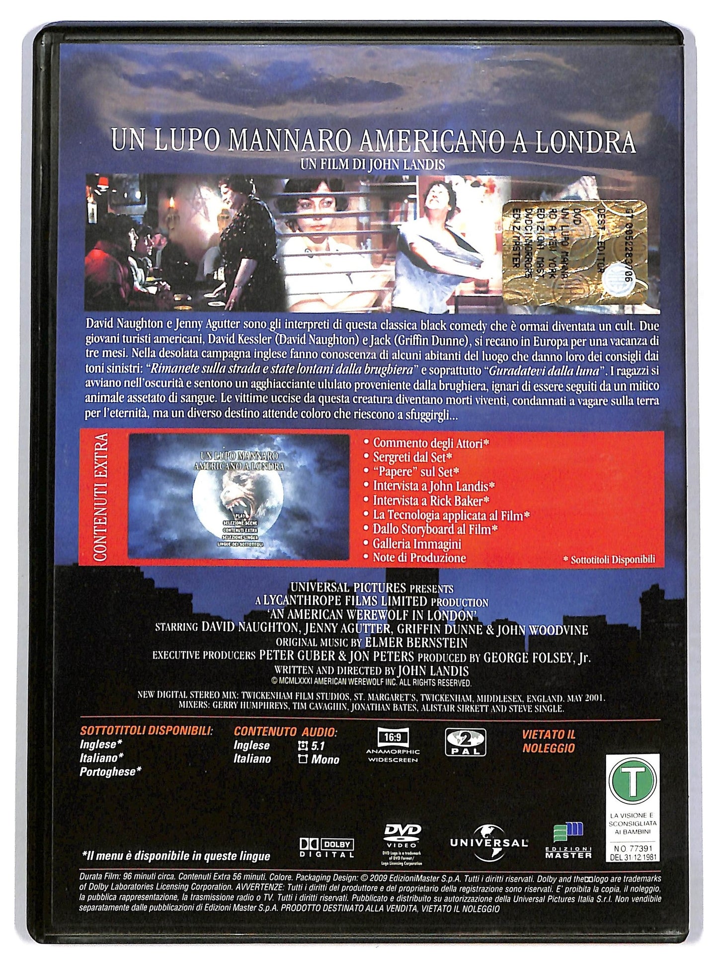 EBOND Un lupo mannaro americano a Londra DVD D782246