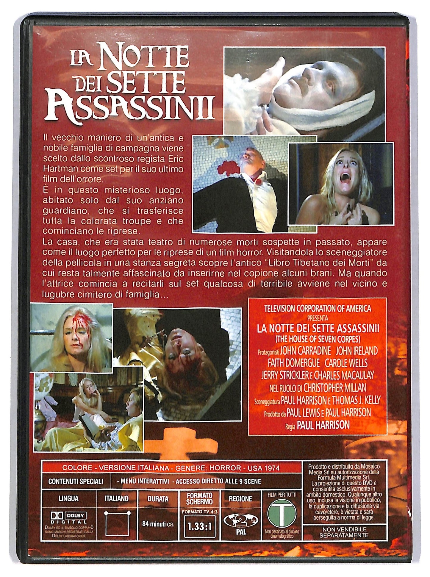 EBOND La notte dei sette assassinii EDITORIALE DVD D782258