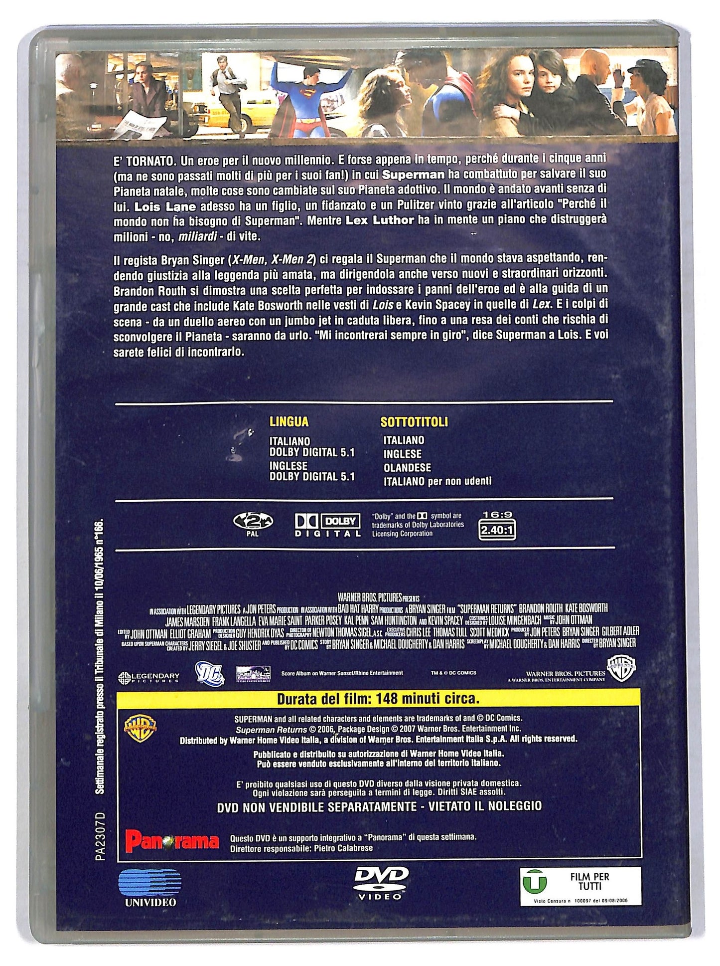 EBOND Superman Returns EDITORIALE DVD D782310