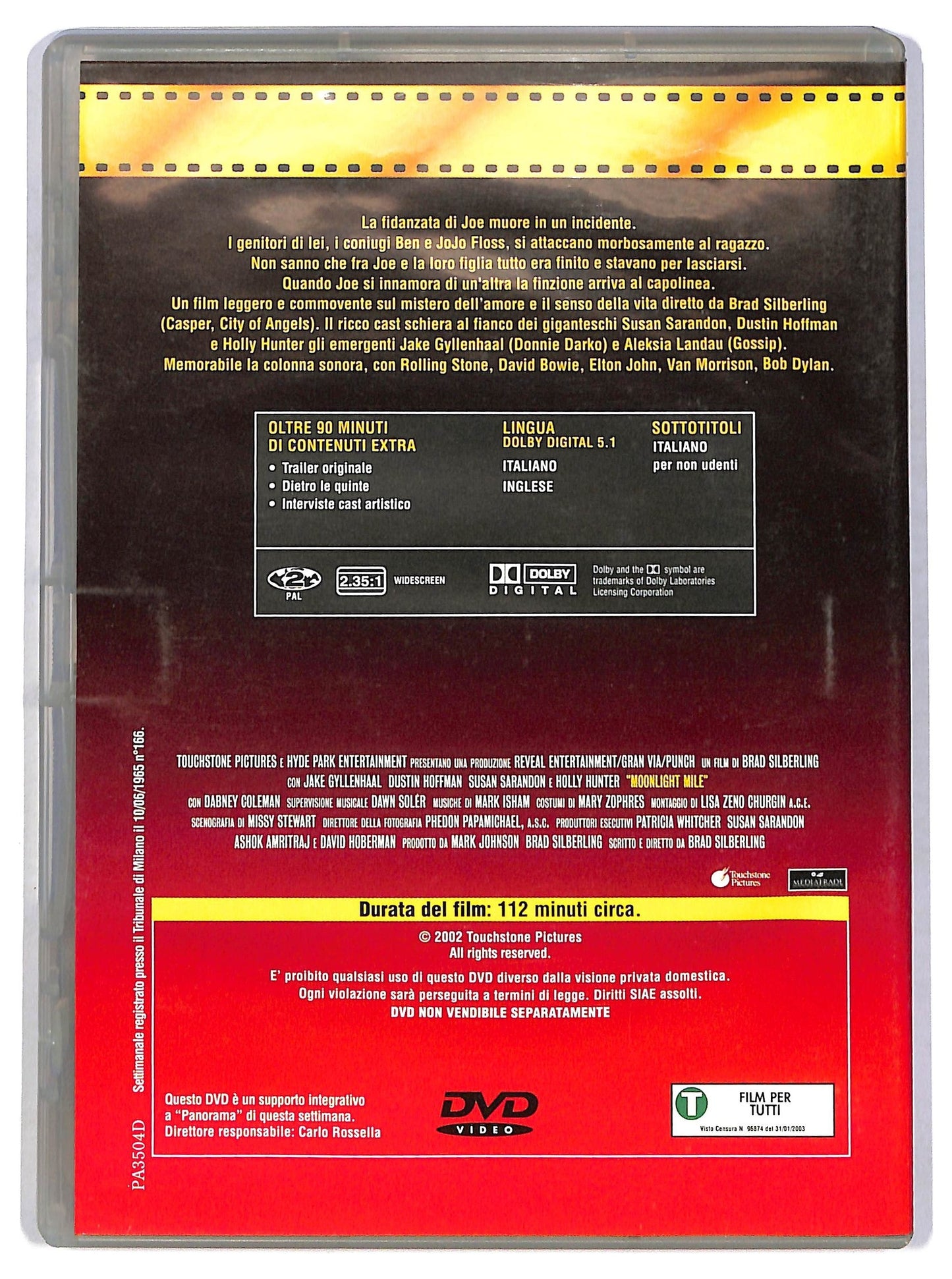 EBOND Moonlight mile - Voglia di ricominciare EDITORIALE DVD D782333