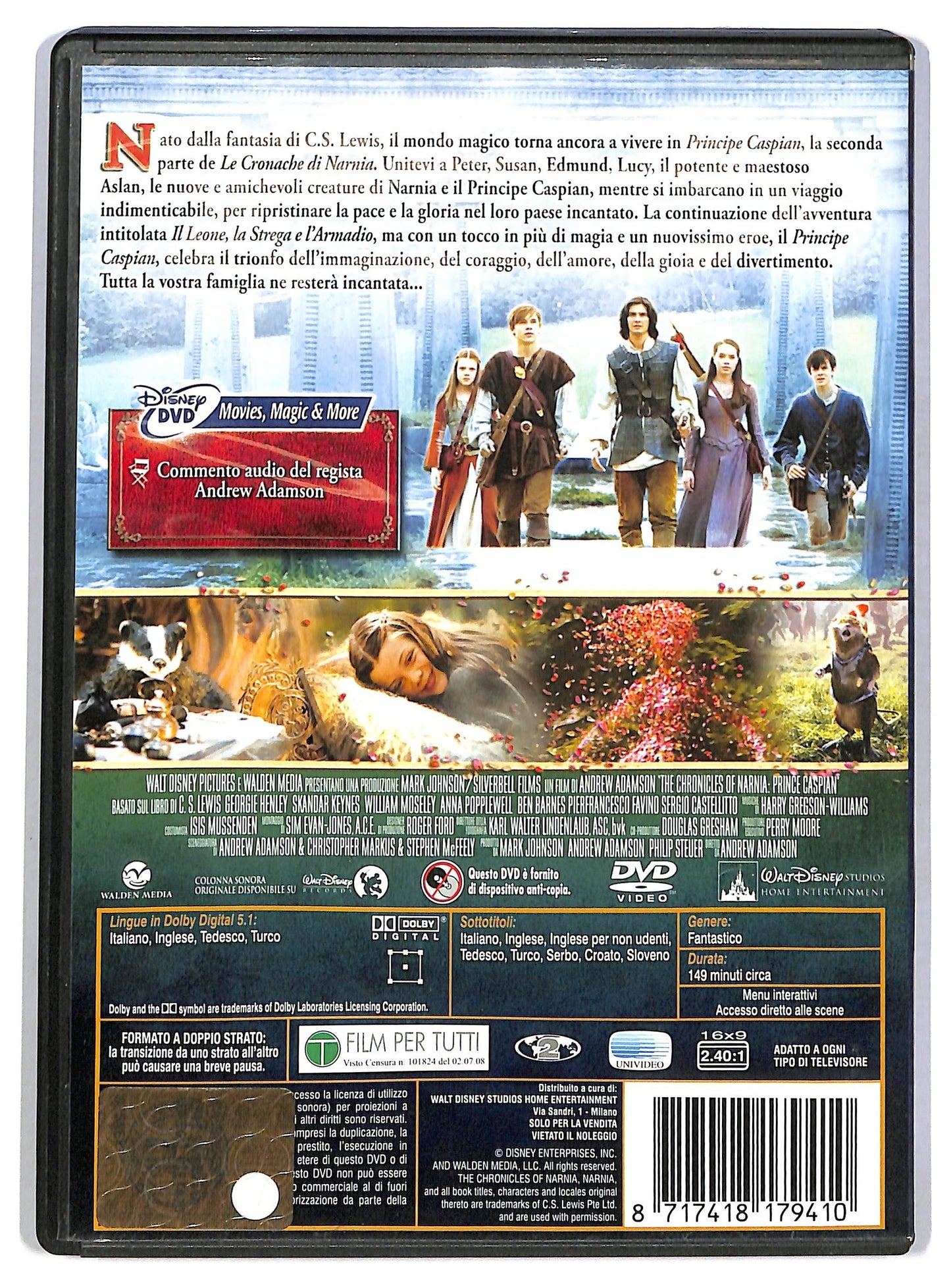 EBOND Le Cronache di Narnia il Principe Caspian DVD D782413