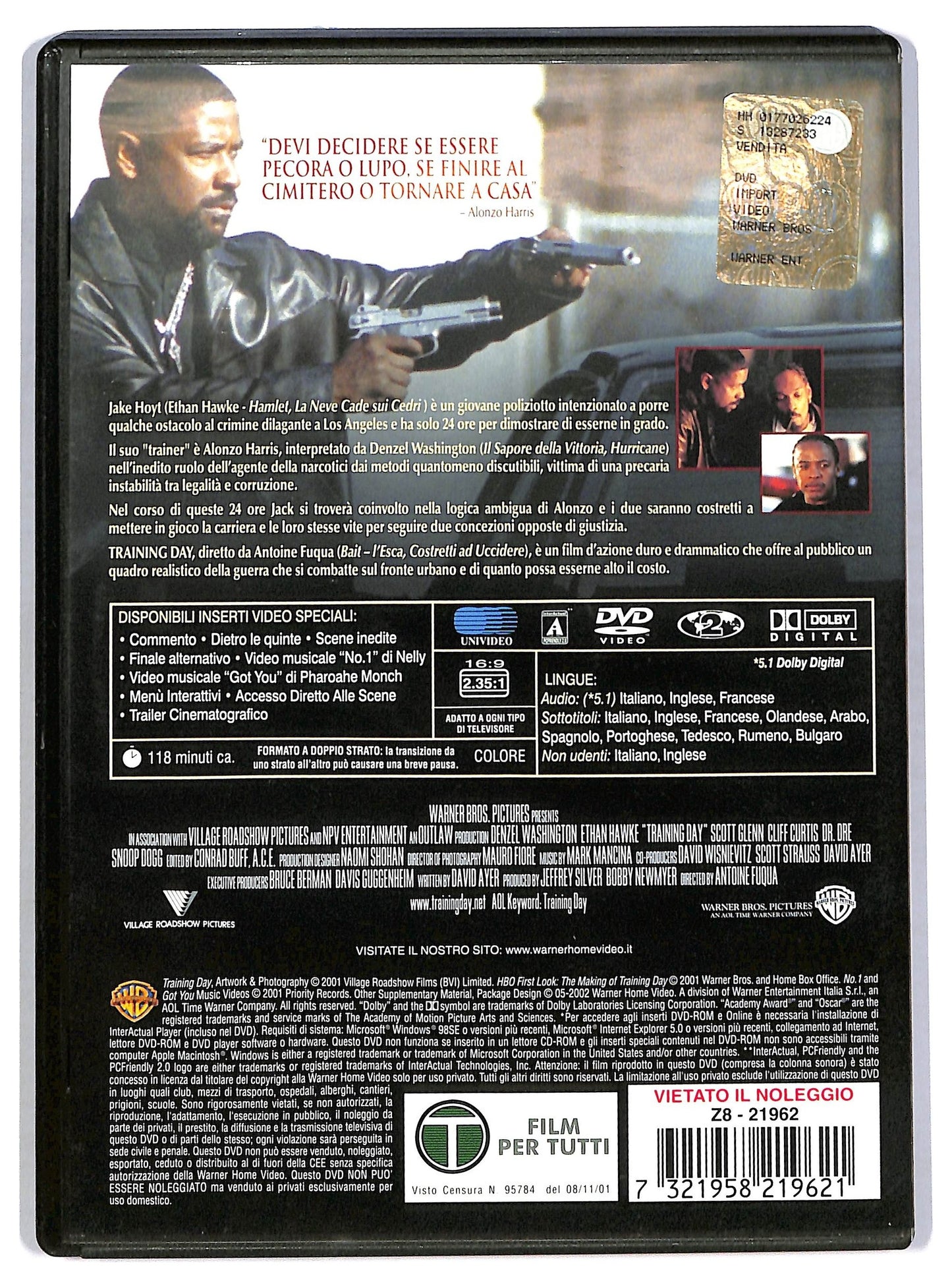 EBOND Training Day DVD D782417