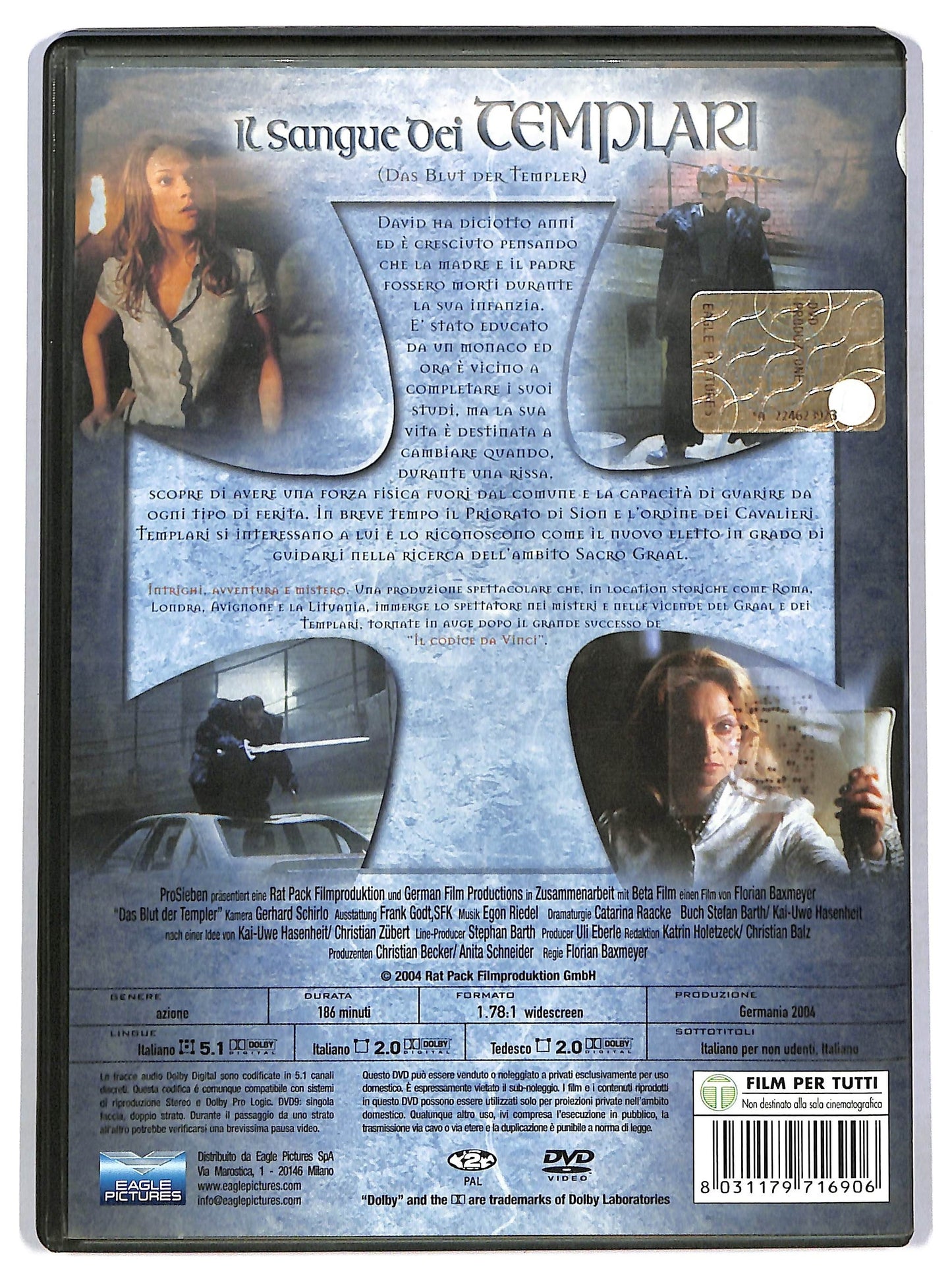 EBOND Il Sangue Dei Templari DVD D782431