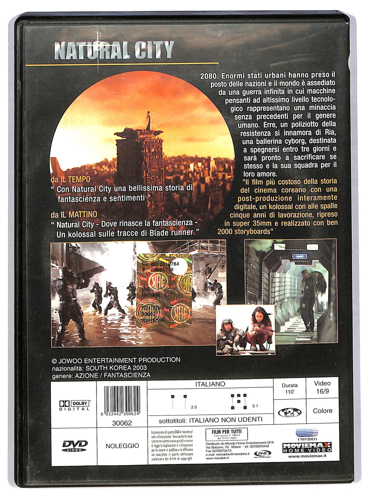EBOND Natural City DVD Ex Noleggio D782436