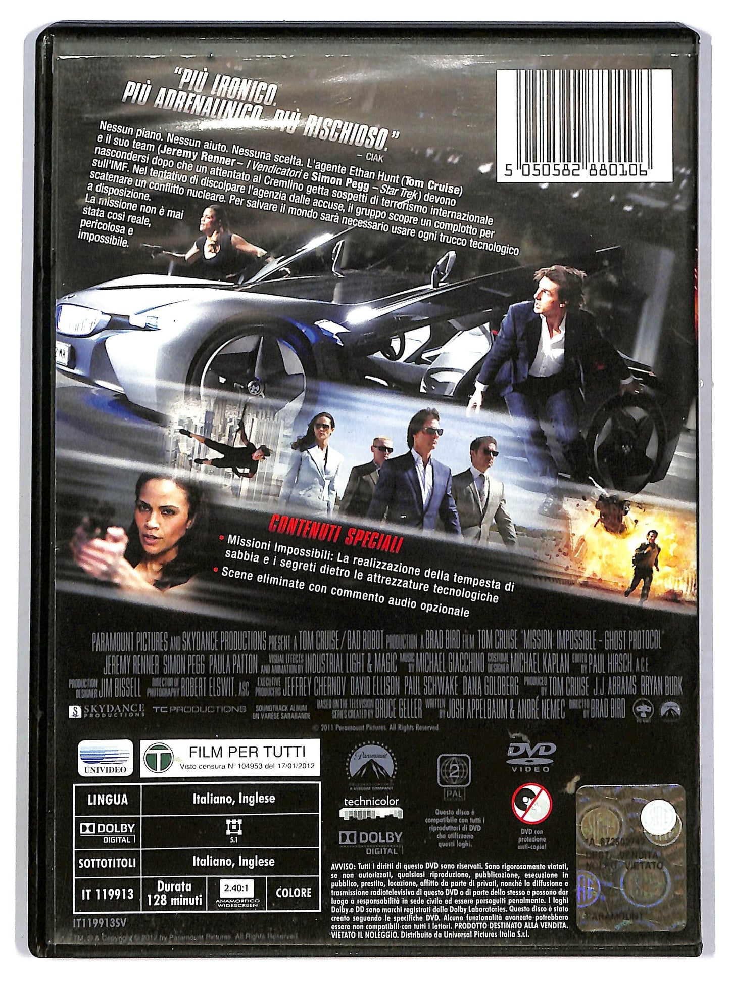 EBOND Protocollo fantasma DVD D782444