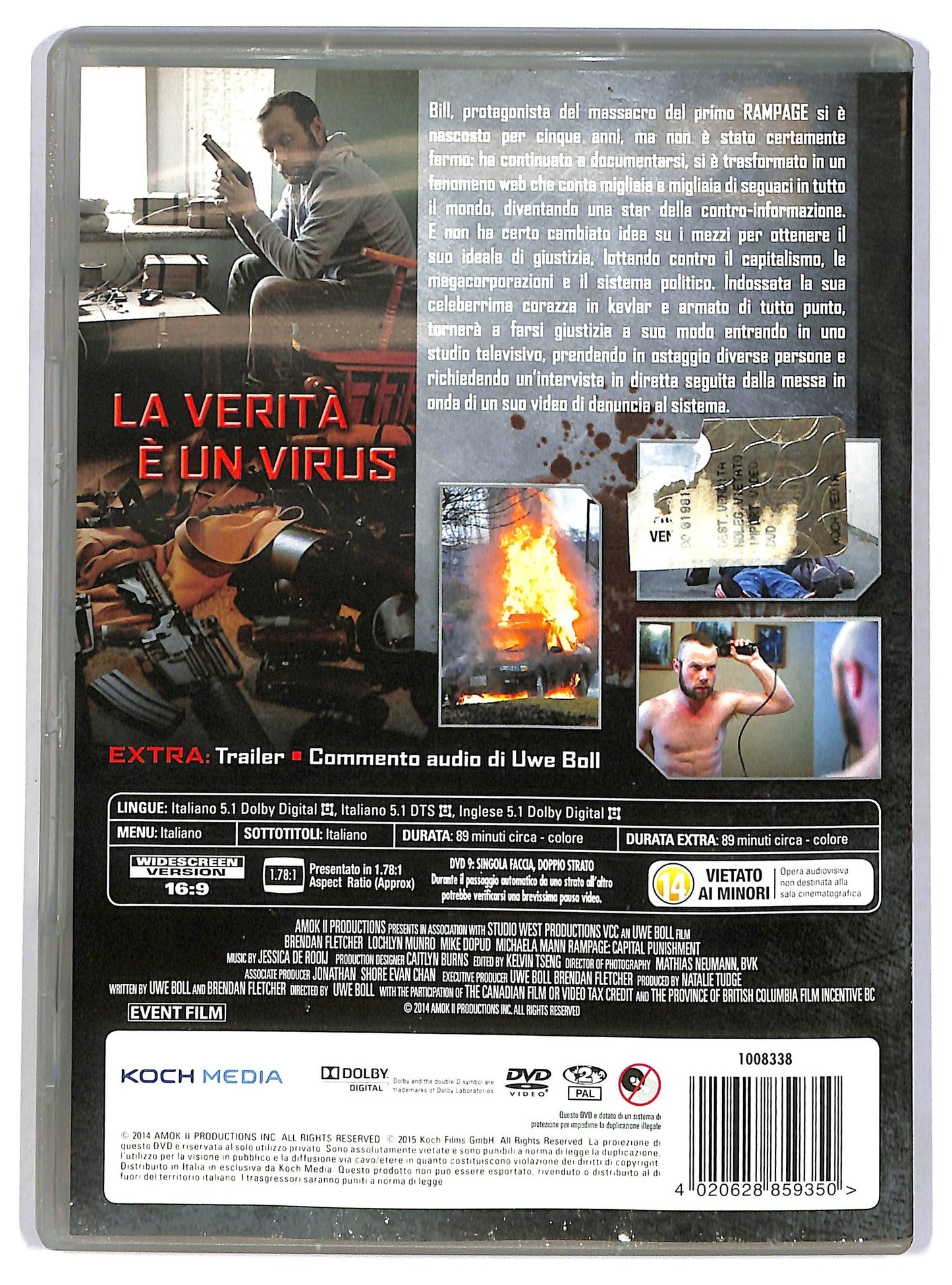 EBOND Rampage - Giustizia Capitale DVD D782523