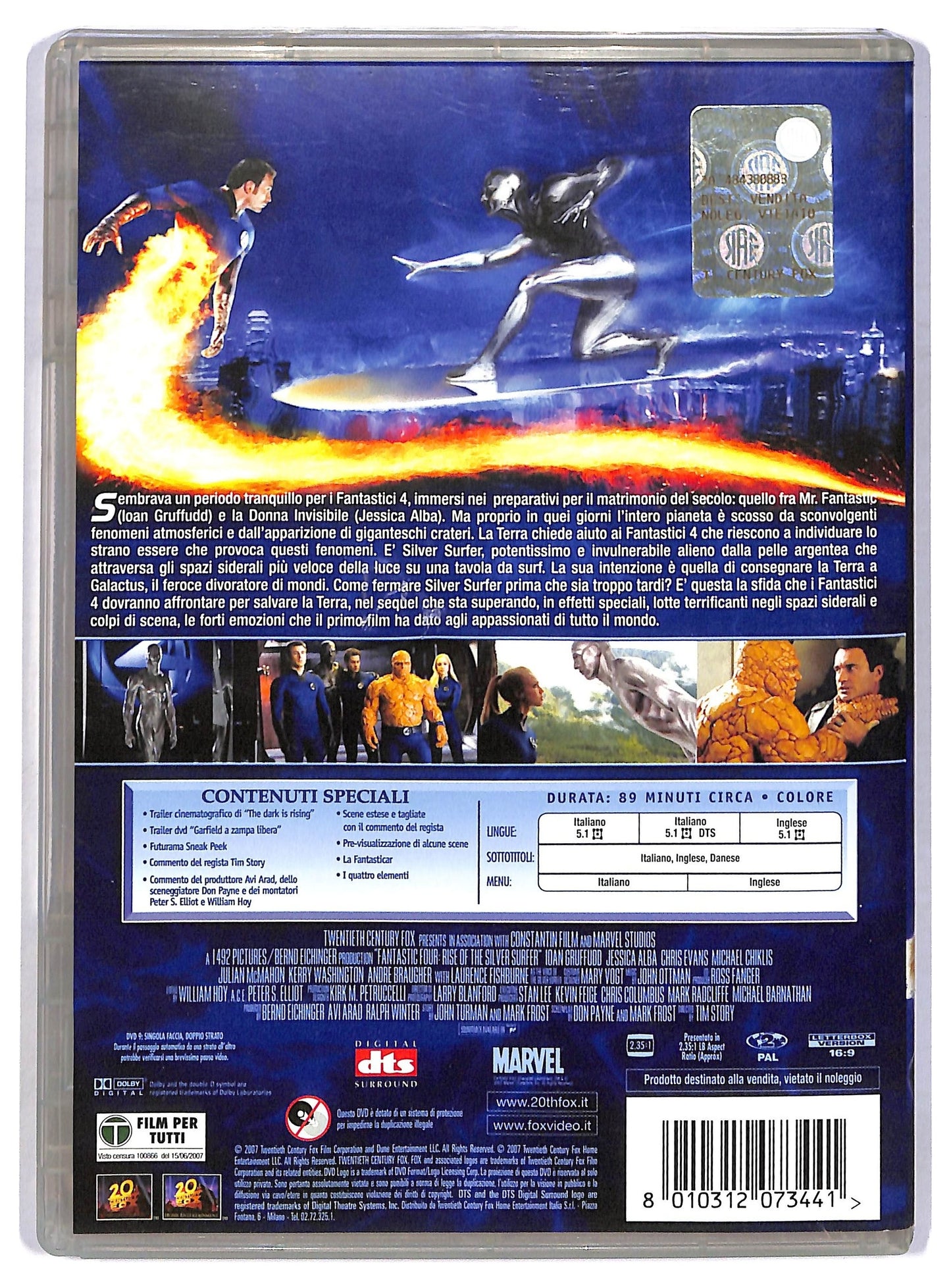 EBOND i fantastici 4 e silver surfer DVD D782542